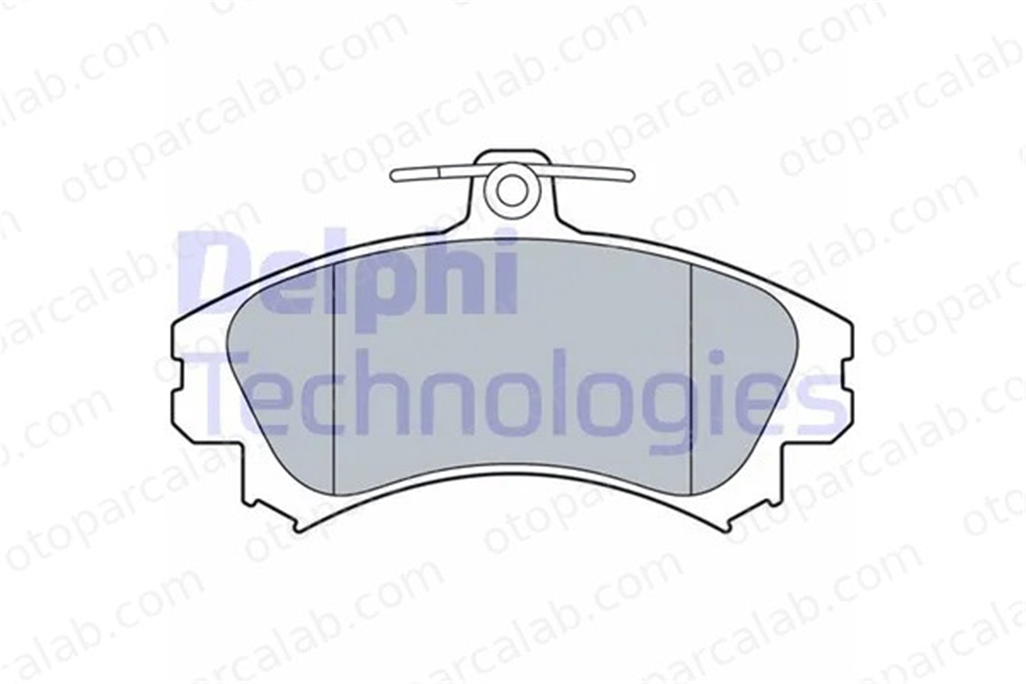 DELPHI LP3533 Fren Disk Balata Ön SMART FORFOUR MITSUBISHI COLT VI 4544200920 4605A734