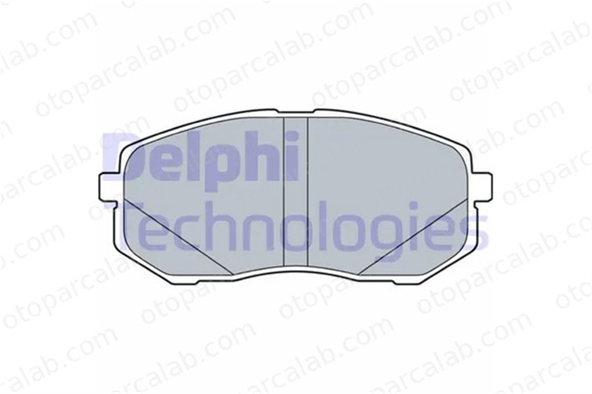 DELPHI LP3538 Fren Disk Balata Ön HYUNDAI TUCSON KIA SPORTAGE IV 58101D7A70 58101J9A65