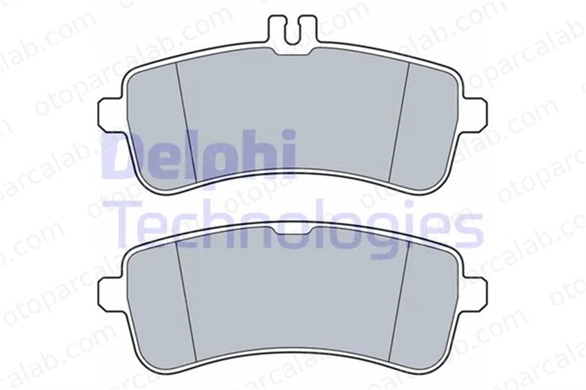 DELPHI LP3542 Fren Disk Balata Arka MERCEDES-BENZ S-SERISI AMG GT A0084201120 A0004203304