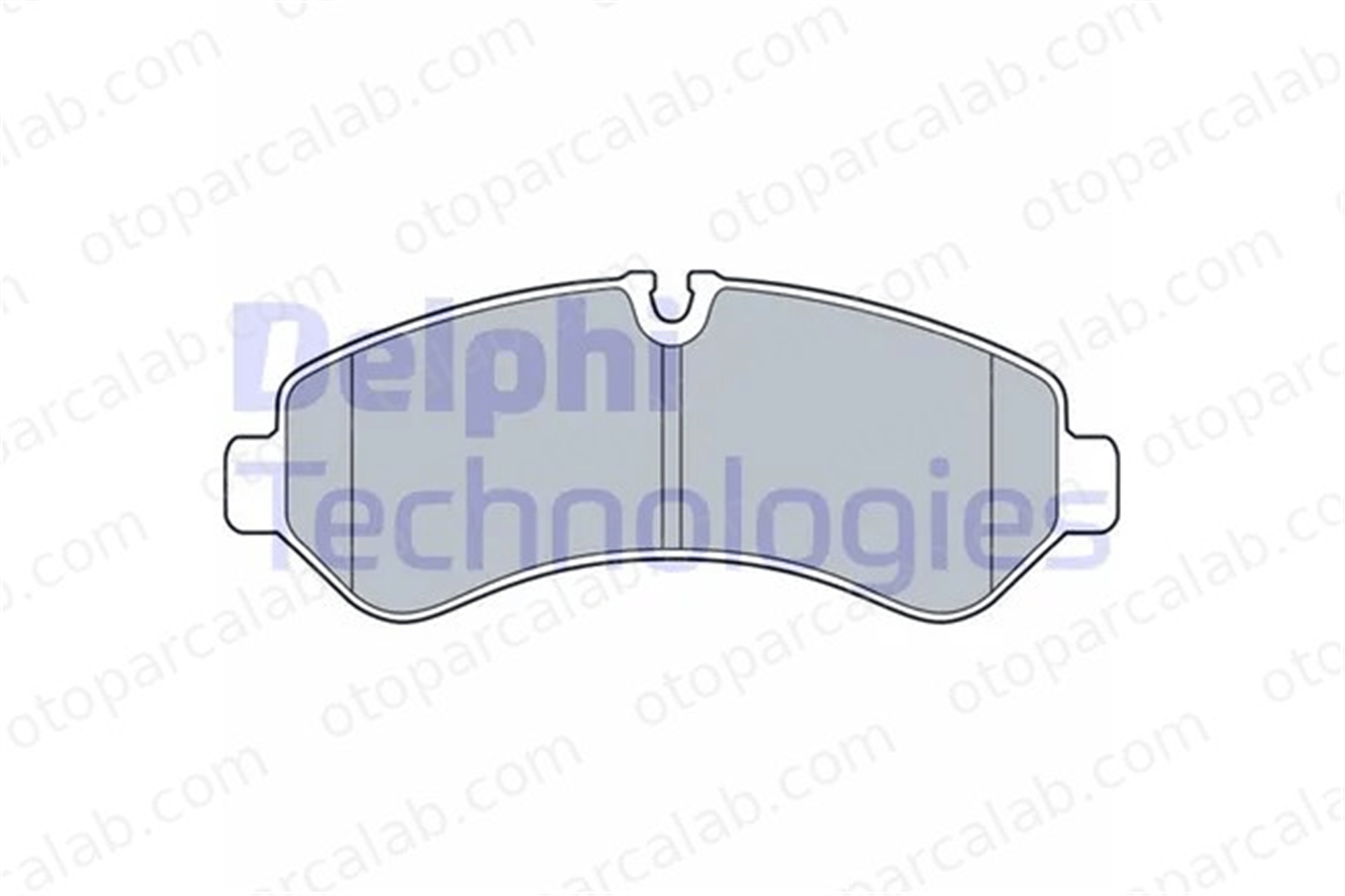 DELPHI LP3548 Fren Disk Balata Arka MERCEDES-BENZ SPRINTER 5-t Panelvan/Van SPRINTER 5-t Platform şasi A9074208700 9074205201
