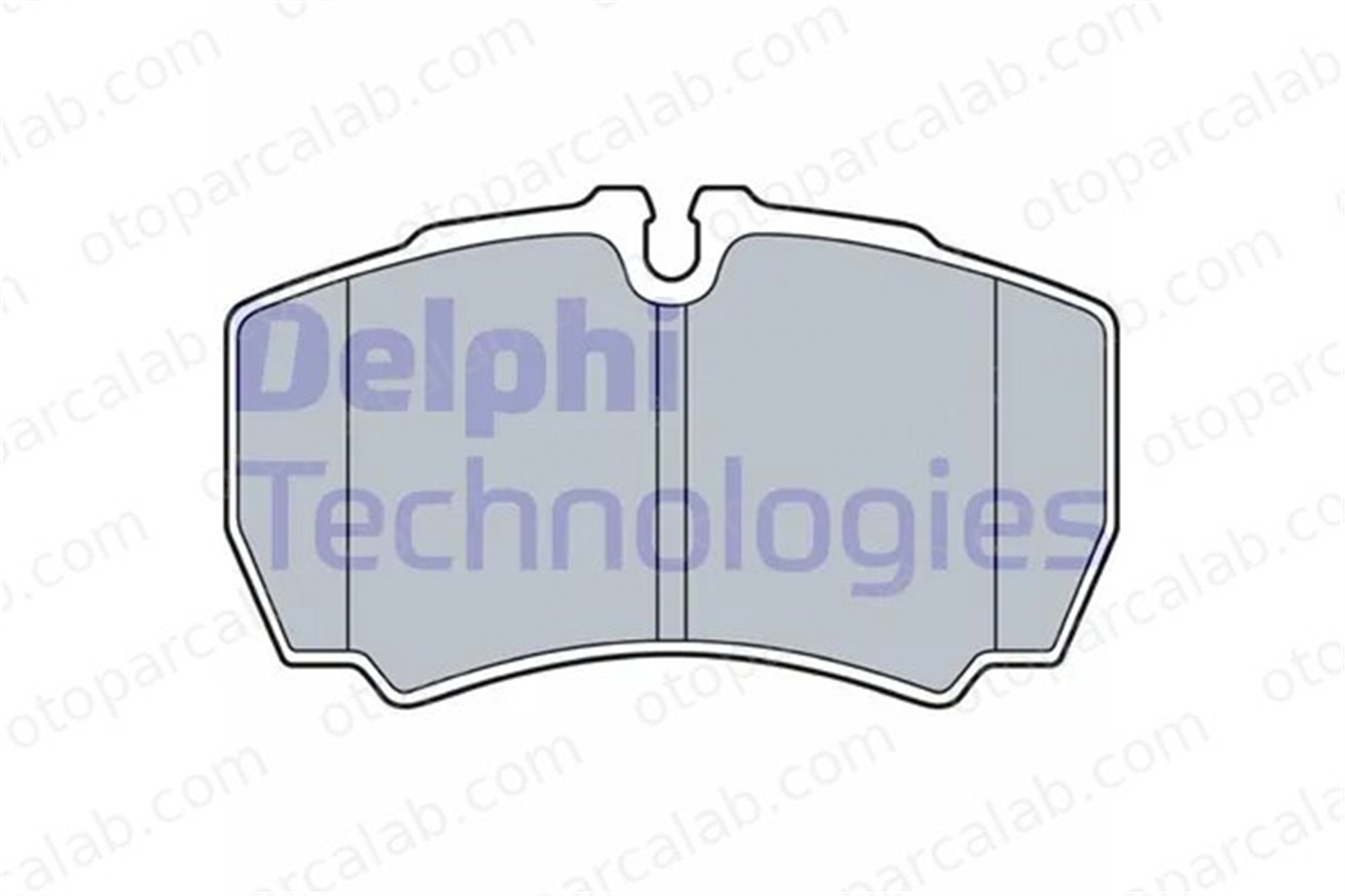 DELPHI LP3573 Fren Disk Balata Ön IVECO DAILY VI Panelvan/Van DAILY VI Platform şasi 500055657 42576681