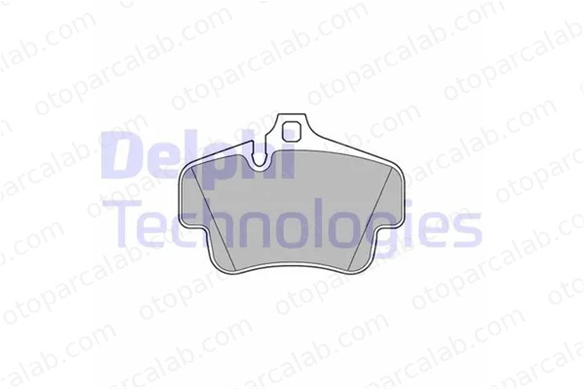 DELPHI LP3586 Fren Disk Balata Ön PORSCHE 911 Cabrio 911 99635294700 99635294701