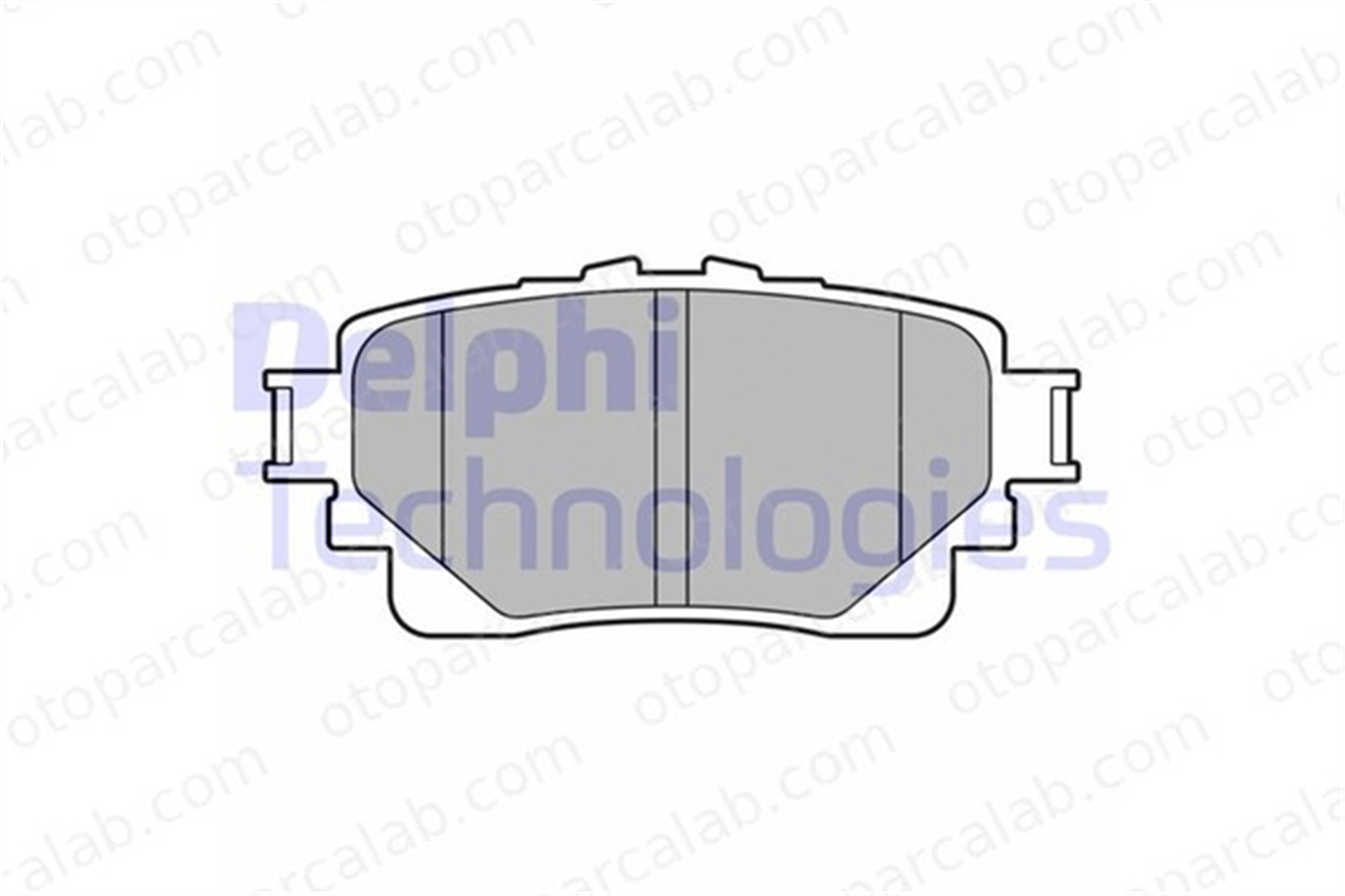 DELPHI LP3599 Fren Disk Balata Arka TOYOTA RAV 4 V HIGHLANDER 446642090 04466-42090