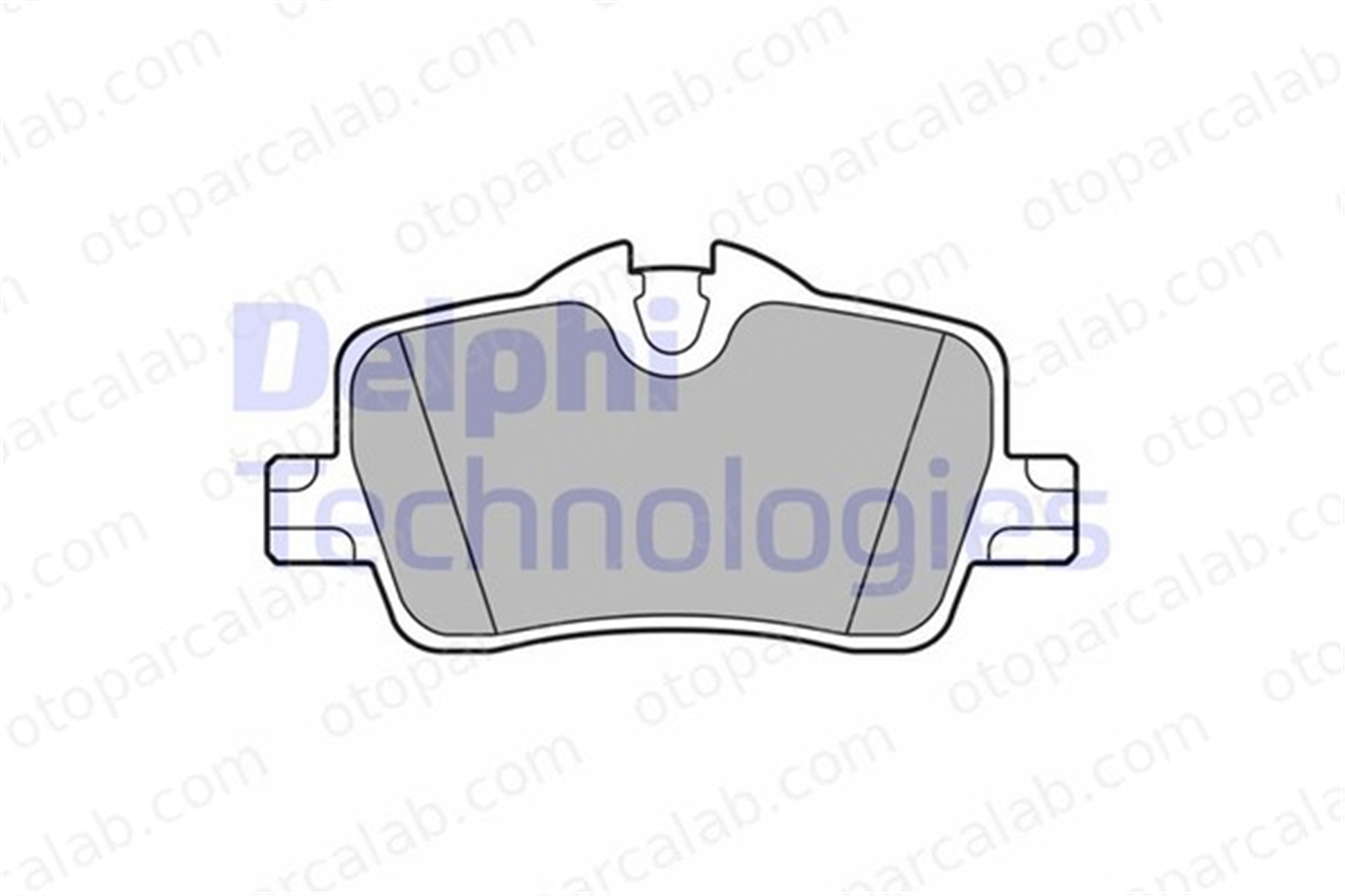 DELPHI LP3606 Fren Disk Balata Arka BMW 3 3 Touring 34208844393 34206888825
