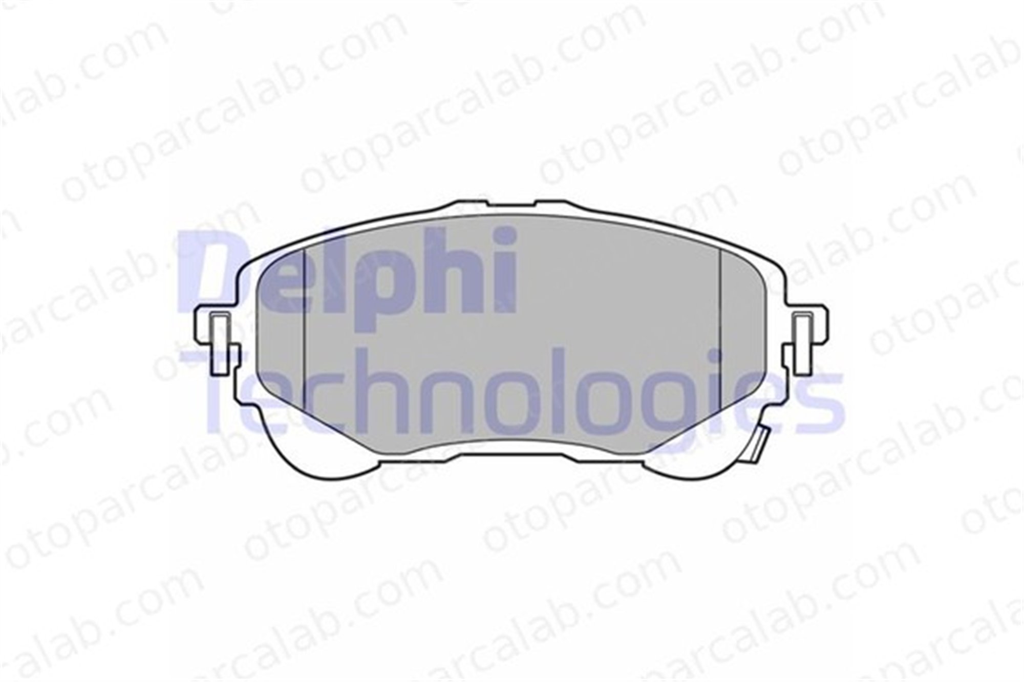 DELPHI LP3609 Fren Disk Balata Ön TOYOTA COROLLA Sedan COROLLA Hatchback 446502470 04465-02470