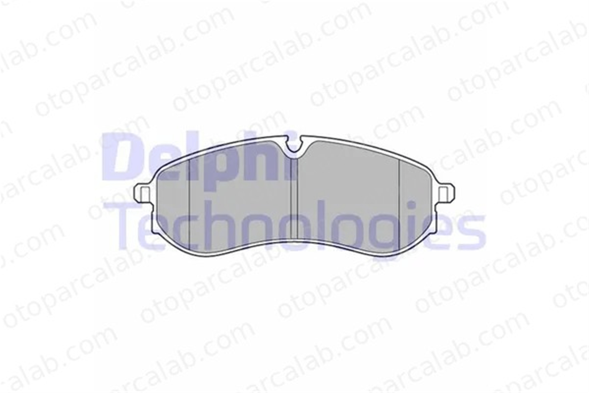 DELPHI LP3641 Fren Disk Balata Ön VW CRAFTER Panelvan/Van CRAFTER Platform şasi 2N0698451A 65508206007