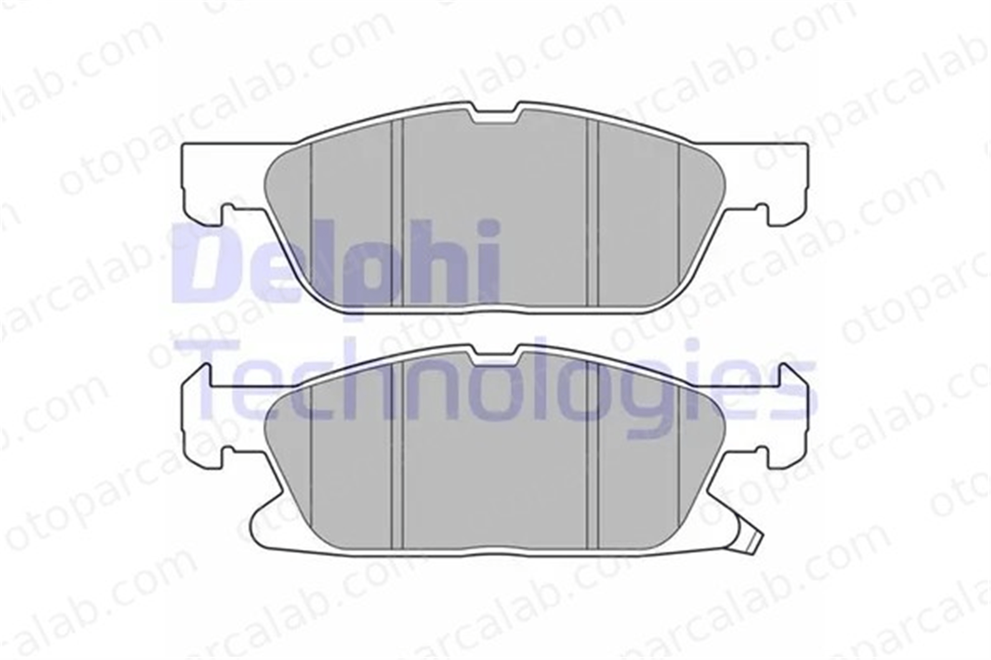 DELPHI LP3643 Fren Disk Balata Ön FORD KUGA III FOCUS IV 2388246 2404736