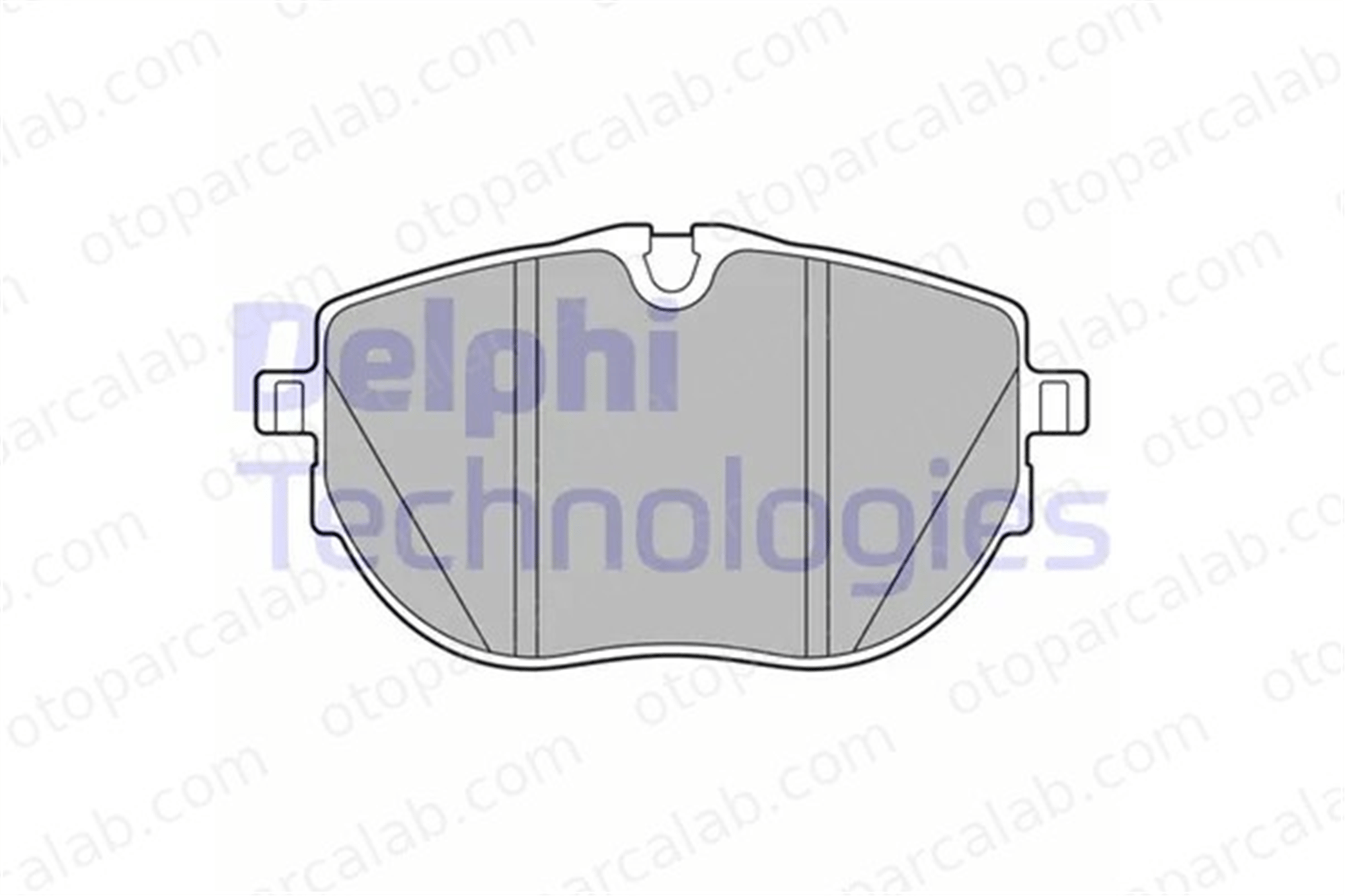 DELPHI LP3651 Fren Disk Balata Ön VW TRANSPORTER T6 / CARAVELLE T6 Minibüs/Otobüs TRANSPORTER T6 Panelvan/Van 7LA698151 7LA698151B