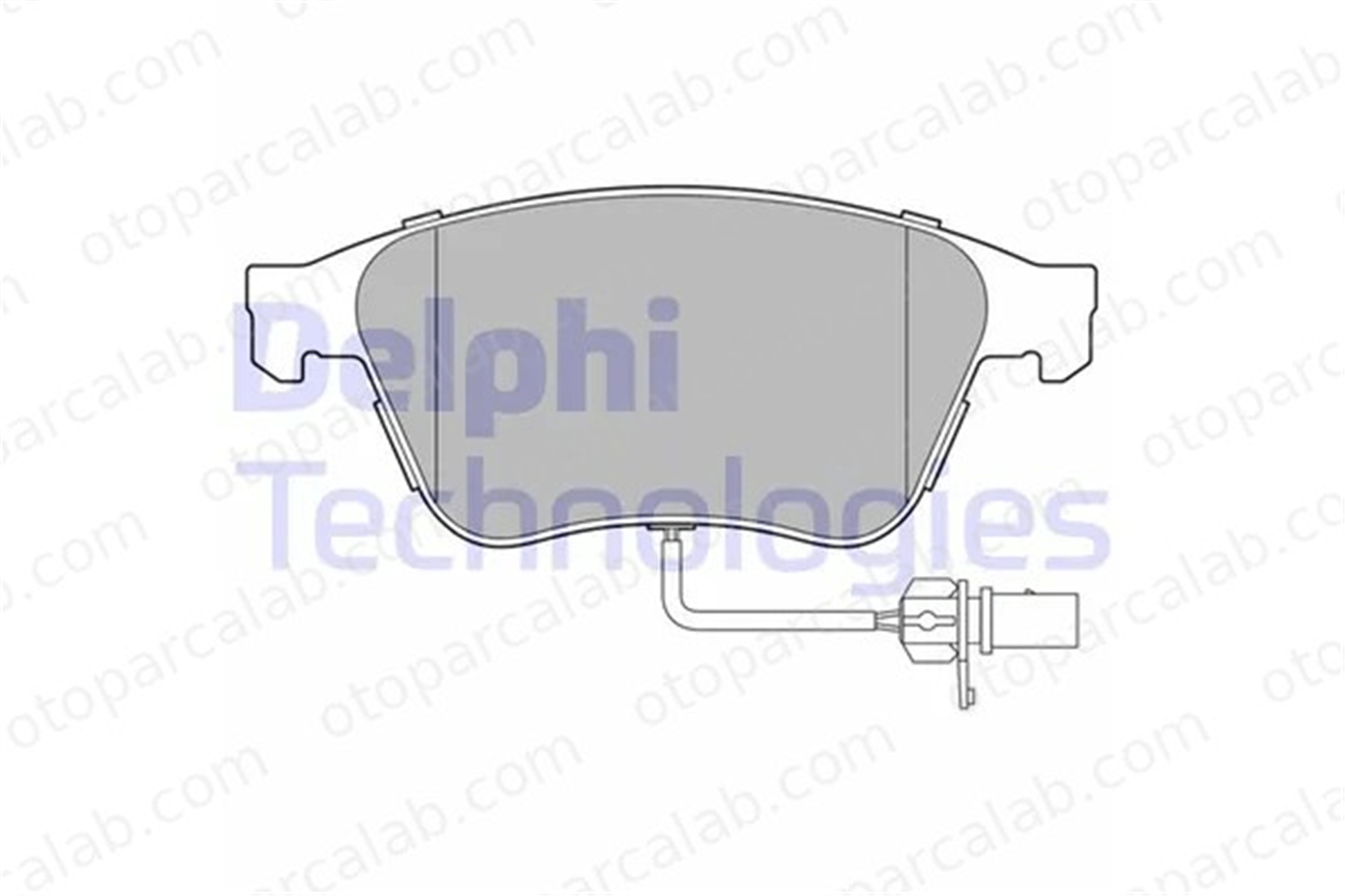DELPHI LP3667 Fren Disk Balata Ön BENTLEY CONTINENTAL Coupe CONTINENTAL Cabrio 3W0698151AA 3W0698151P