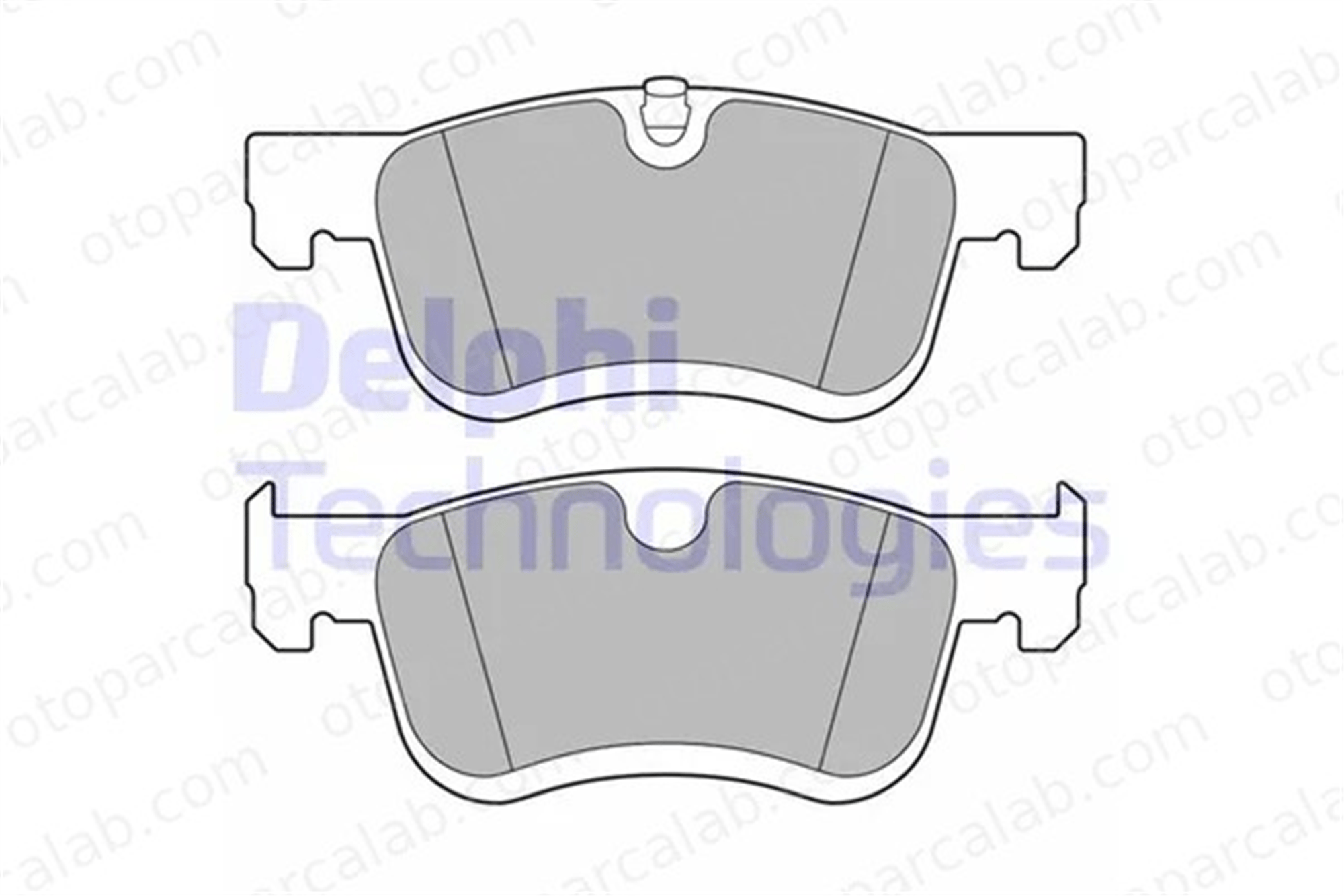 DELPHI LP3675 Fren Disk Balata Ön CITROËN BERLINGO Kasa/büyük limuzin PEUGEOT PARTNER Kasa/büyük limuzin SU001A8946 1609898380