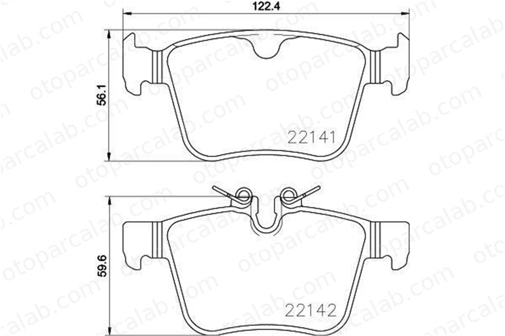 DELPHI LP3838 Fren Disk Balata Arka VOLVO XC60 II V90 II Station wagon 32287446 32287447