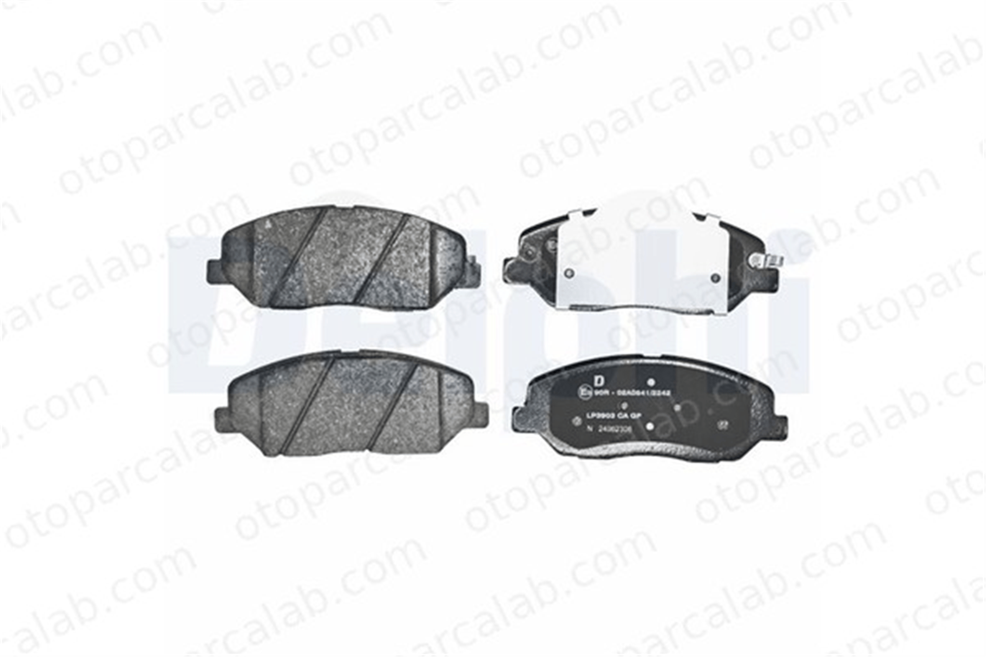 DELPHI LP3903 Fren Disk Balata Ön SSANGYONG REXTON MUSSO 4813036B10 581013MA00