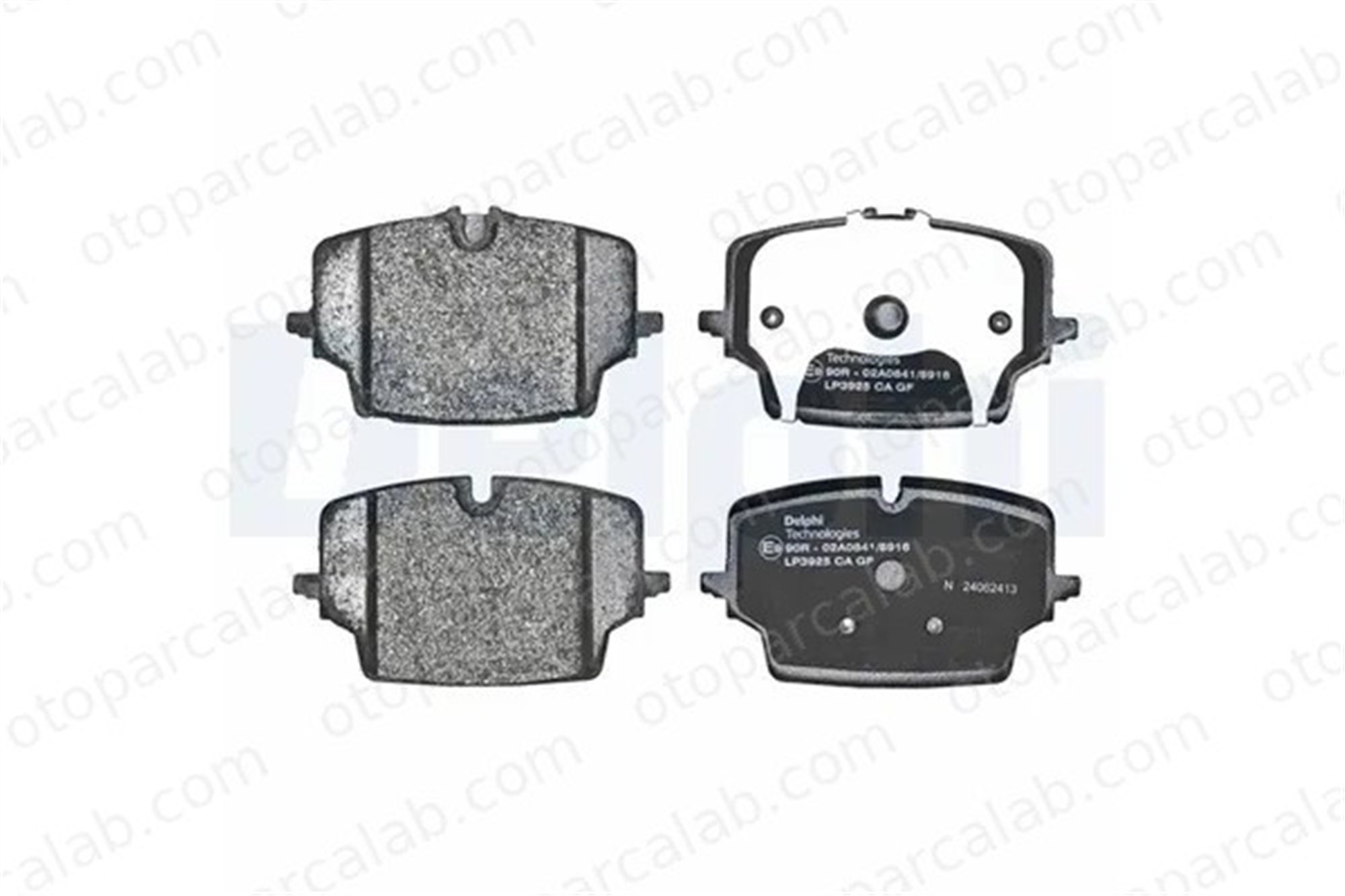 DELPHI LP3925 Fren Disk Balata Ön BMW X1 34108837161