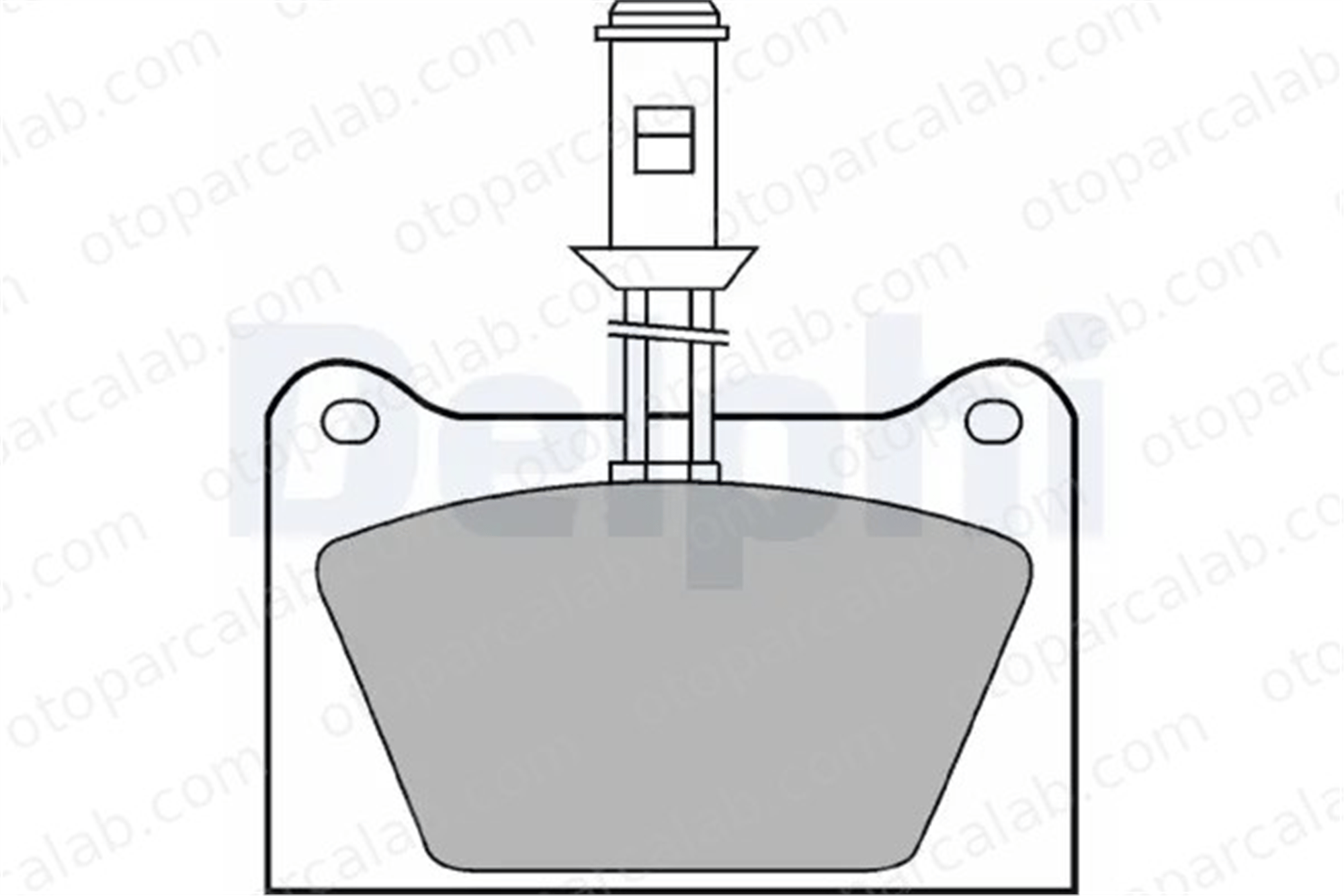 DELPHI LP435 Fren Disk Balata Ön AUSTIN METRO I Fastback RELIANT SCIMITAR Roadster GBP258 GBP90291