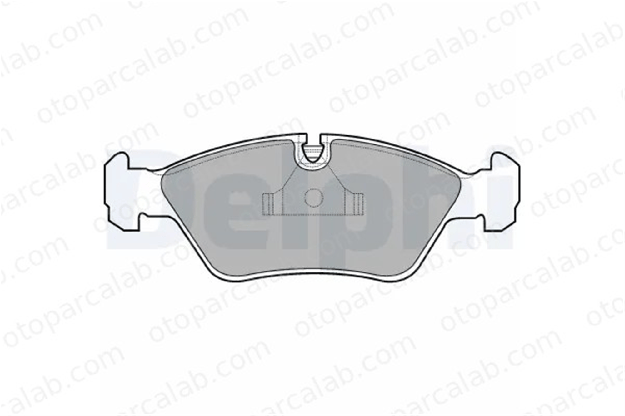 DELPHI LP441 Fren Disk Balata Ön BMW 5 6 193100 341111