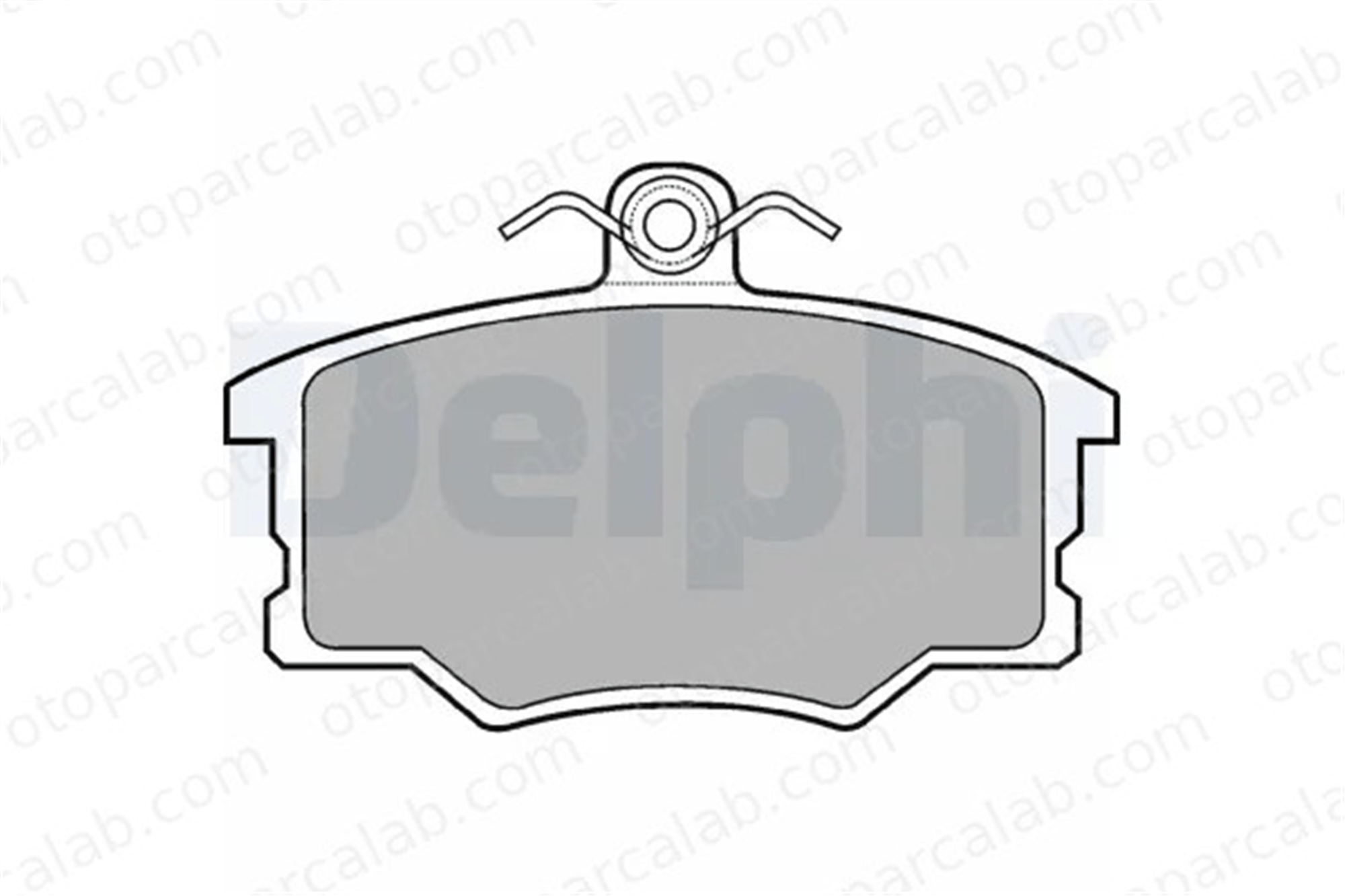 DELPHI LP453 Fren Disk Balata Ön AUDI 80 B2 Sedan COUPE B2 323215901E 811698151B