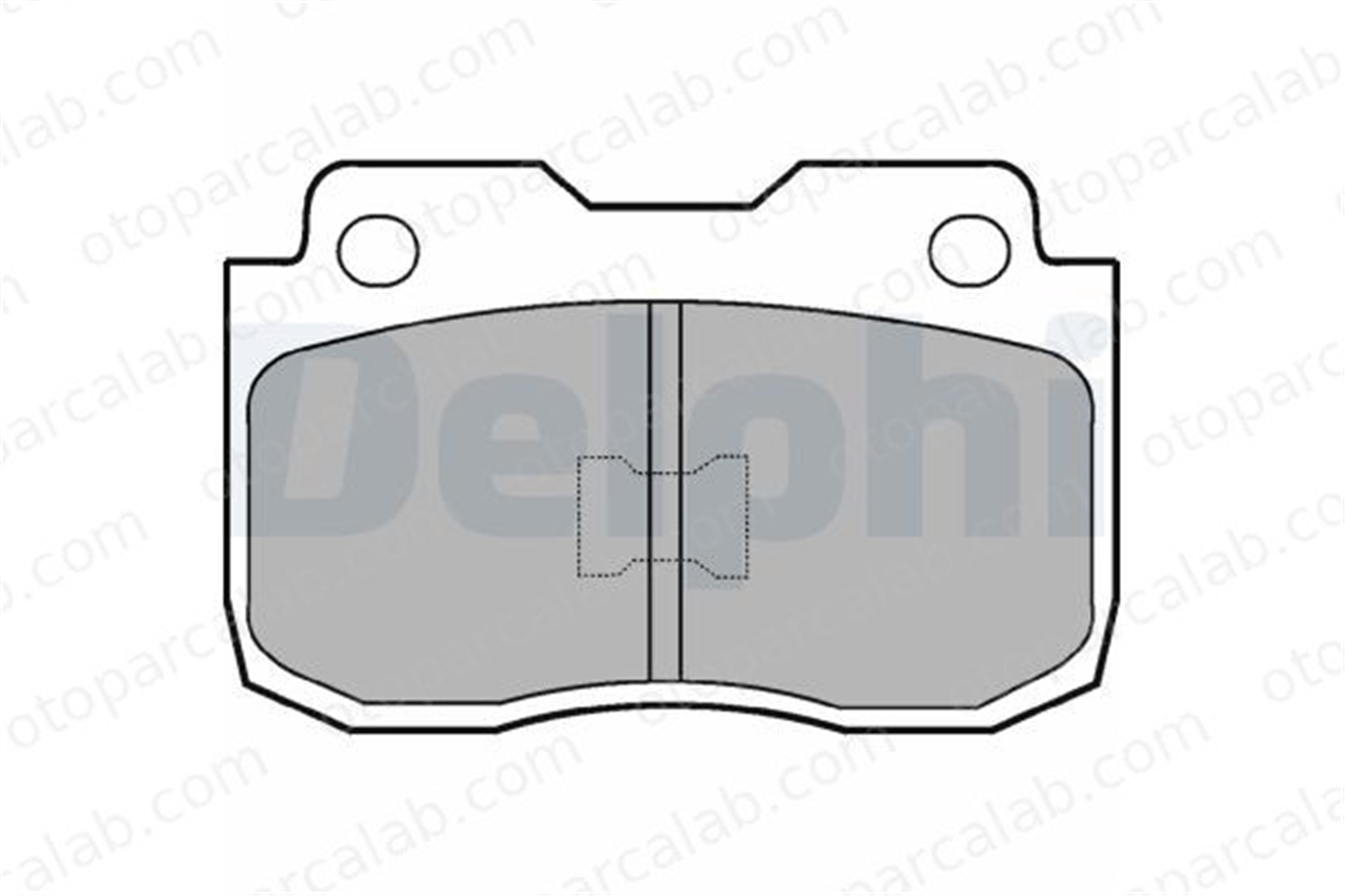 DELPHI LP463 Fren Disk Balata Ön FIAT FIORINO 127 1177227 4382263