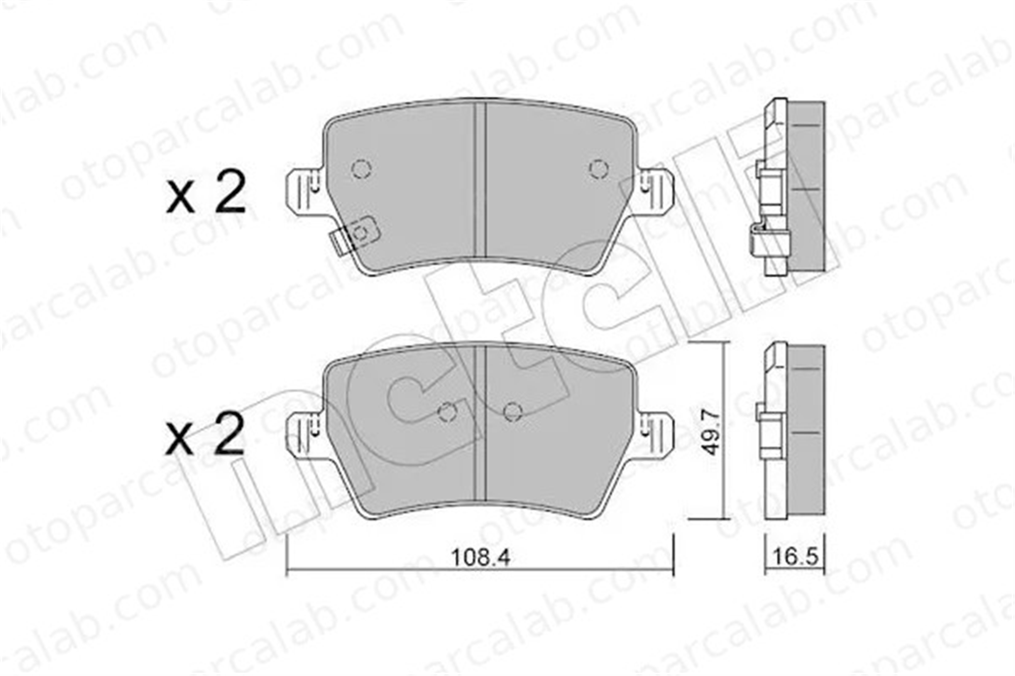 DELPHI LP5153EV Fren Disk Balata Ön CHERY TIGGO 5x TIGGO 8 PLUS | TIGGO 8 PRO/TIGGO 8 PRO MAX | TIGGO 8 PRO T156GN3502080EP 204002032AA