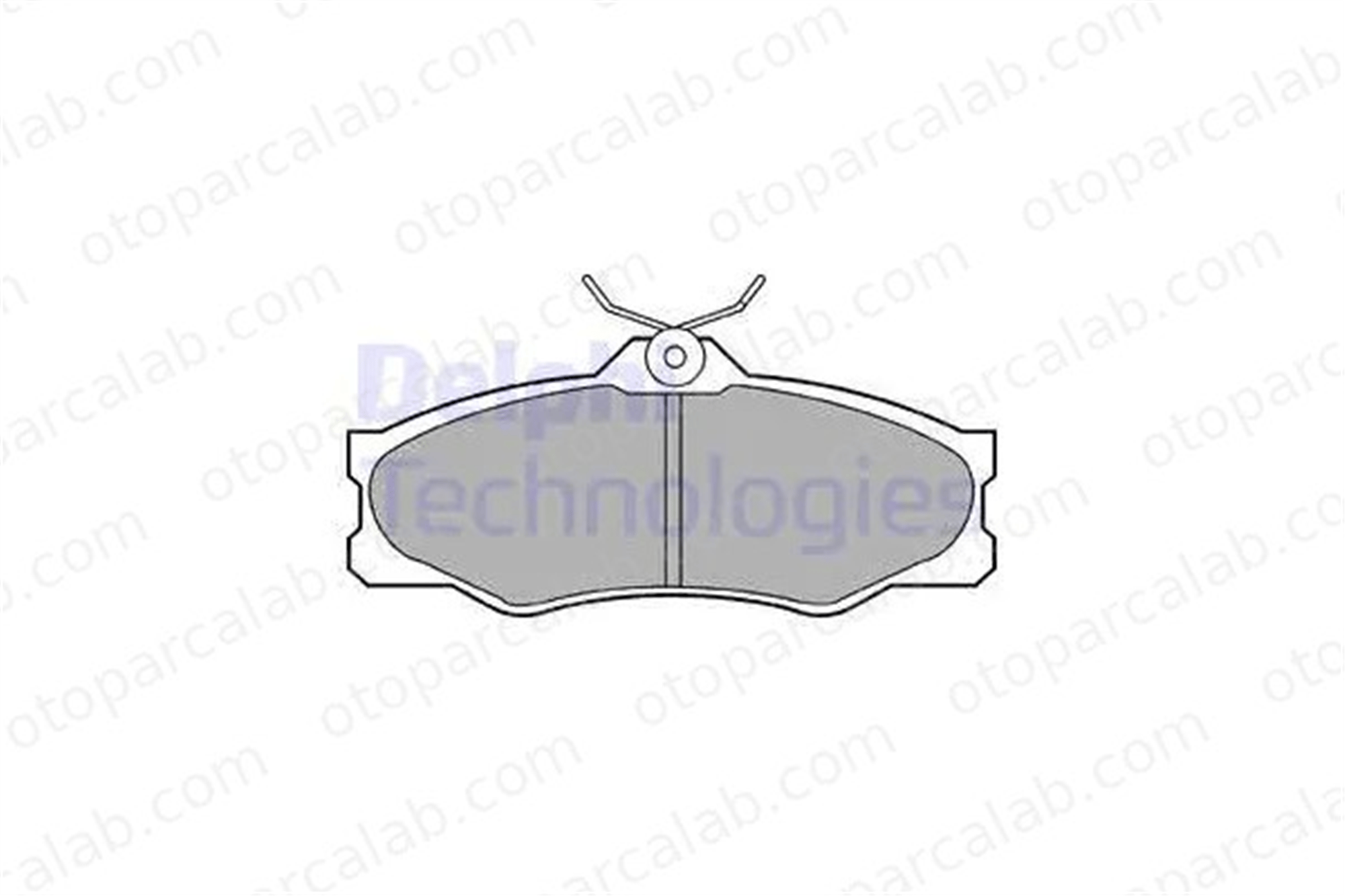 DELPHI LP548 Fren Disk Balata Ön VW TRANSPORTER T3 Minibüs/Otobüs TRANSPORTER T3 Panelvan/Van 251698151C 251698151F