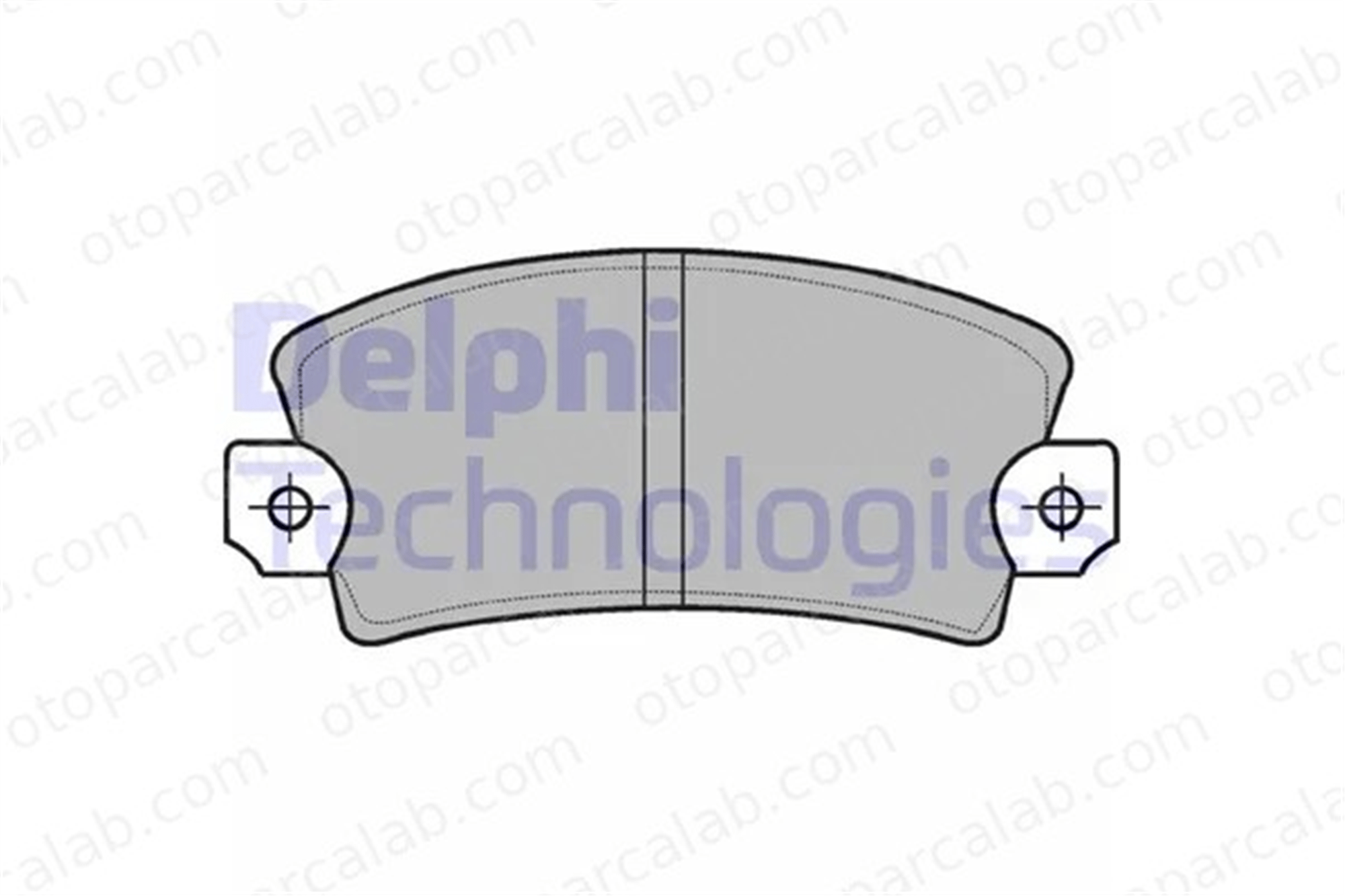DELPHI LP56 Fren Disk Balata Ön RENAULT 5 CITROËN VISA 7701201095 7701201309