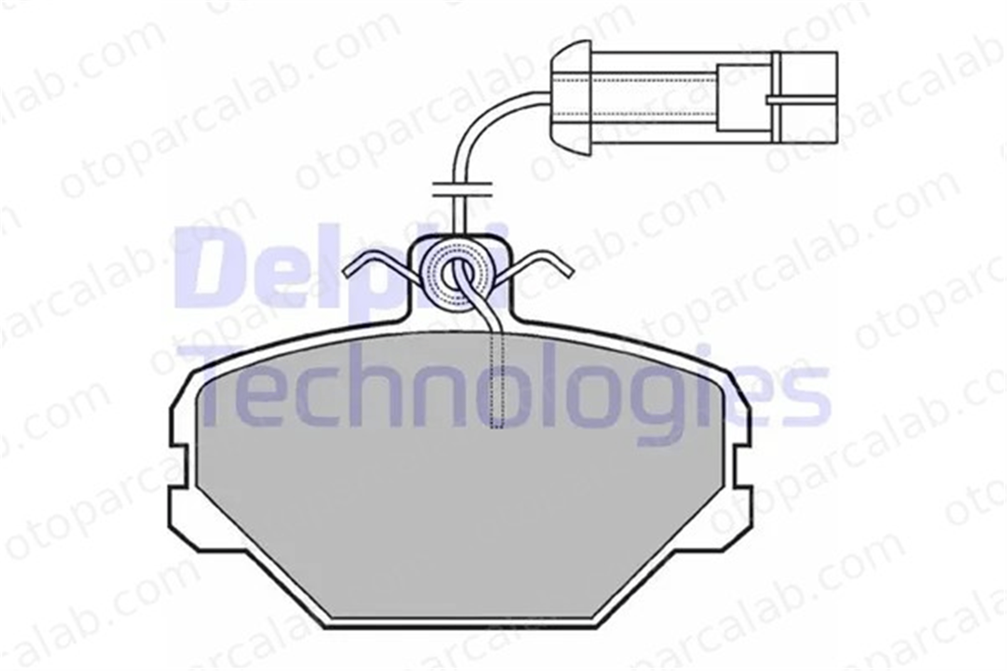 DELPHI LP566 Fren Disk Balata Ön FIAT TIPO TEMPRA S.W. 5892330 5888781
