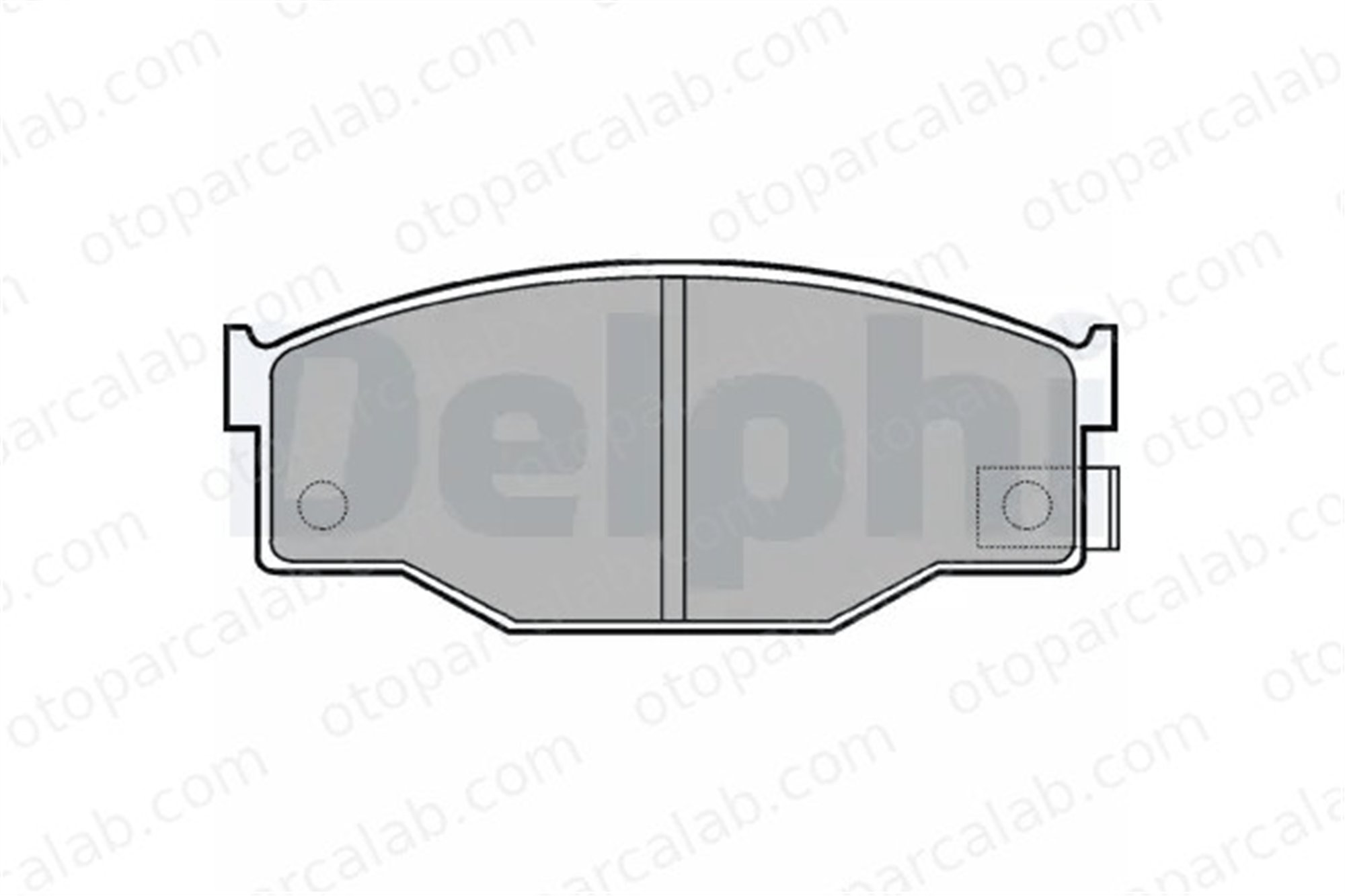 DELPHI LP582 Fren Disk Balata Ön ISUZU PIAZZA 894154011 894492060