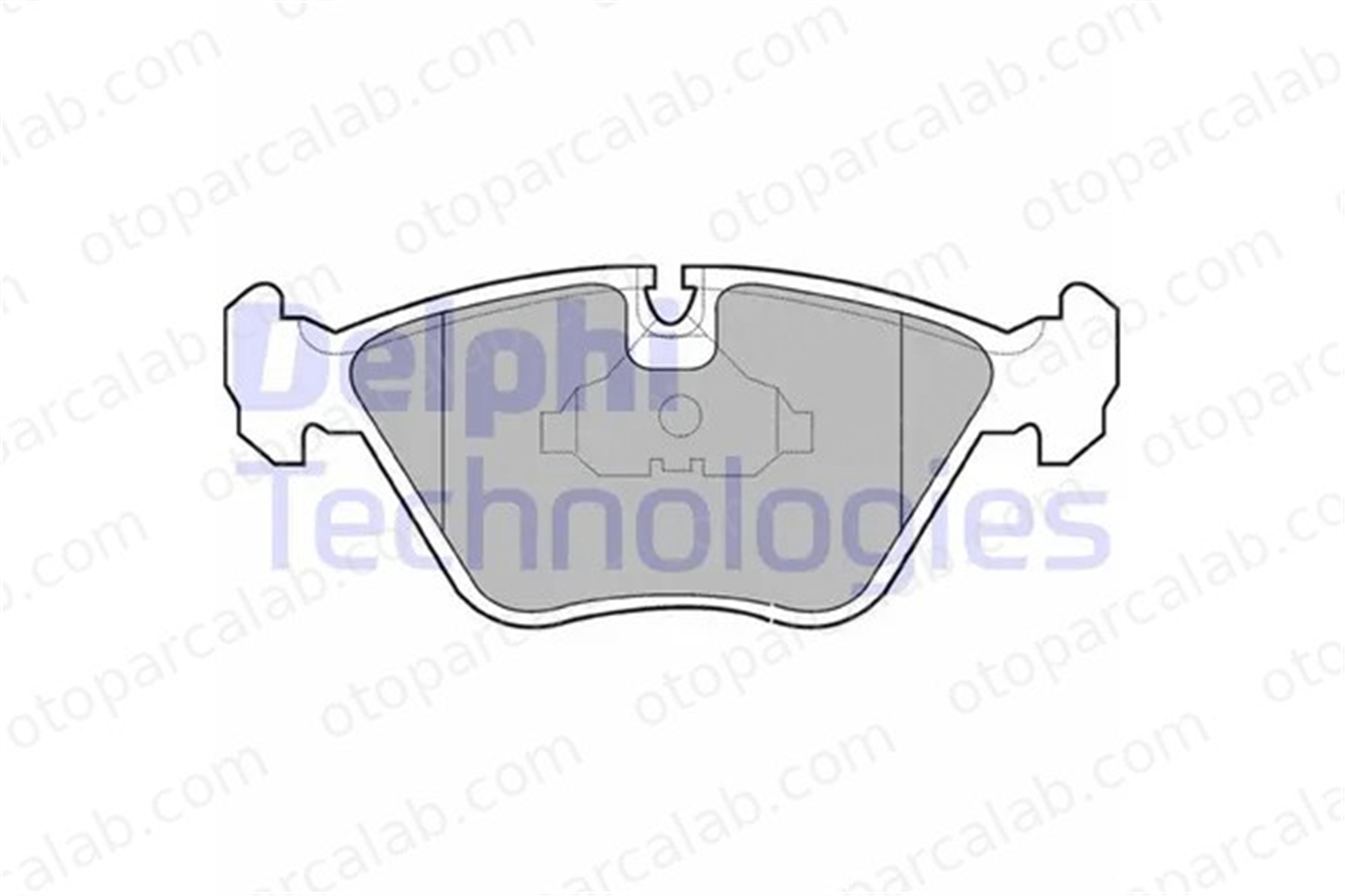 DELPHI LP602 Fren Disk Balata Ön BMW 5 5 Touring 34111159279 34111162535