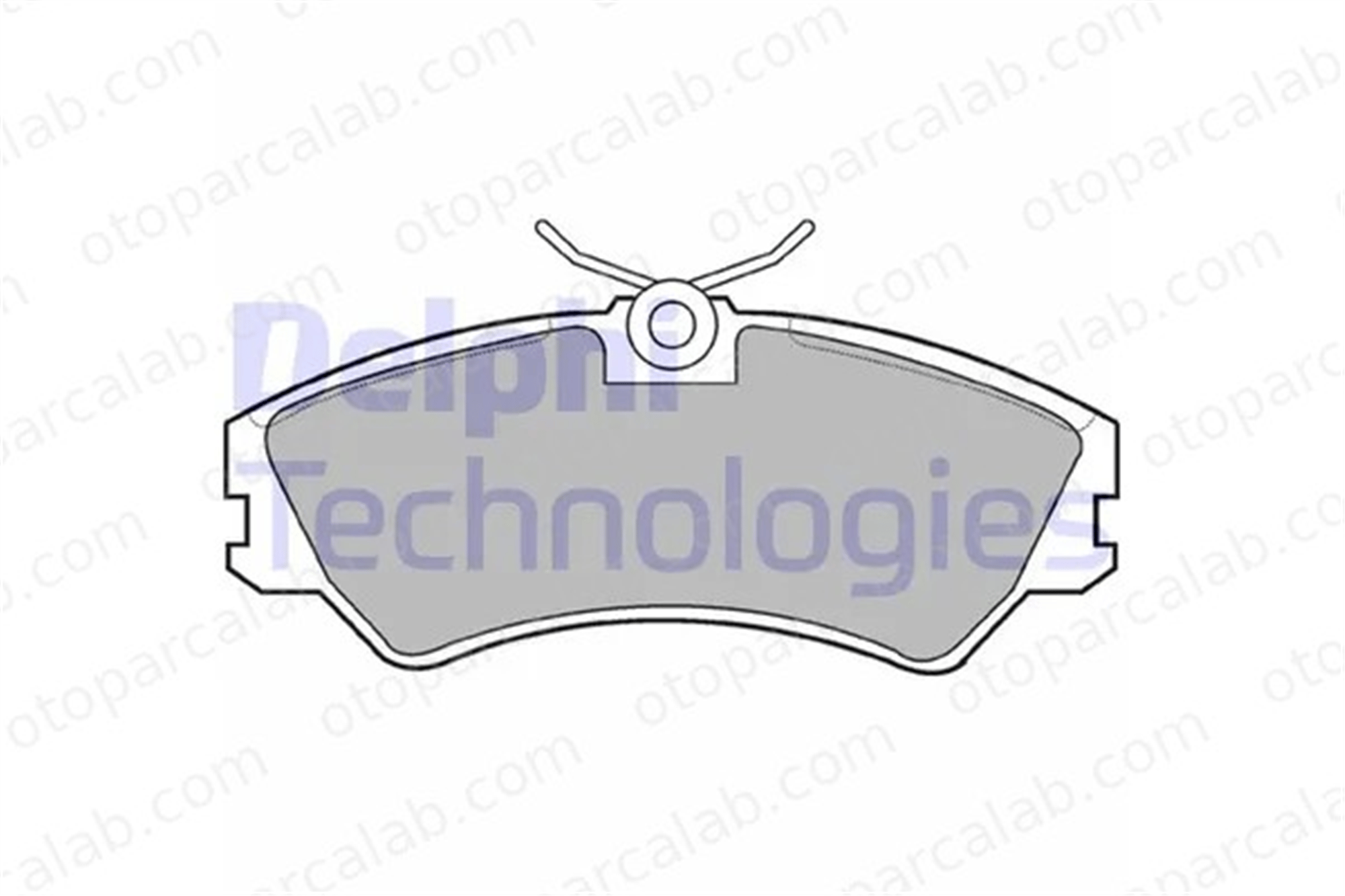 DELPHI LP668 Fren Disk Balata Ön VW TRANSPORTER T4 Minibüs/Otobüs TRANSPORTER T4 Panelvan/Van 701698151C 701698151