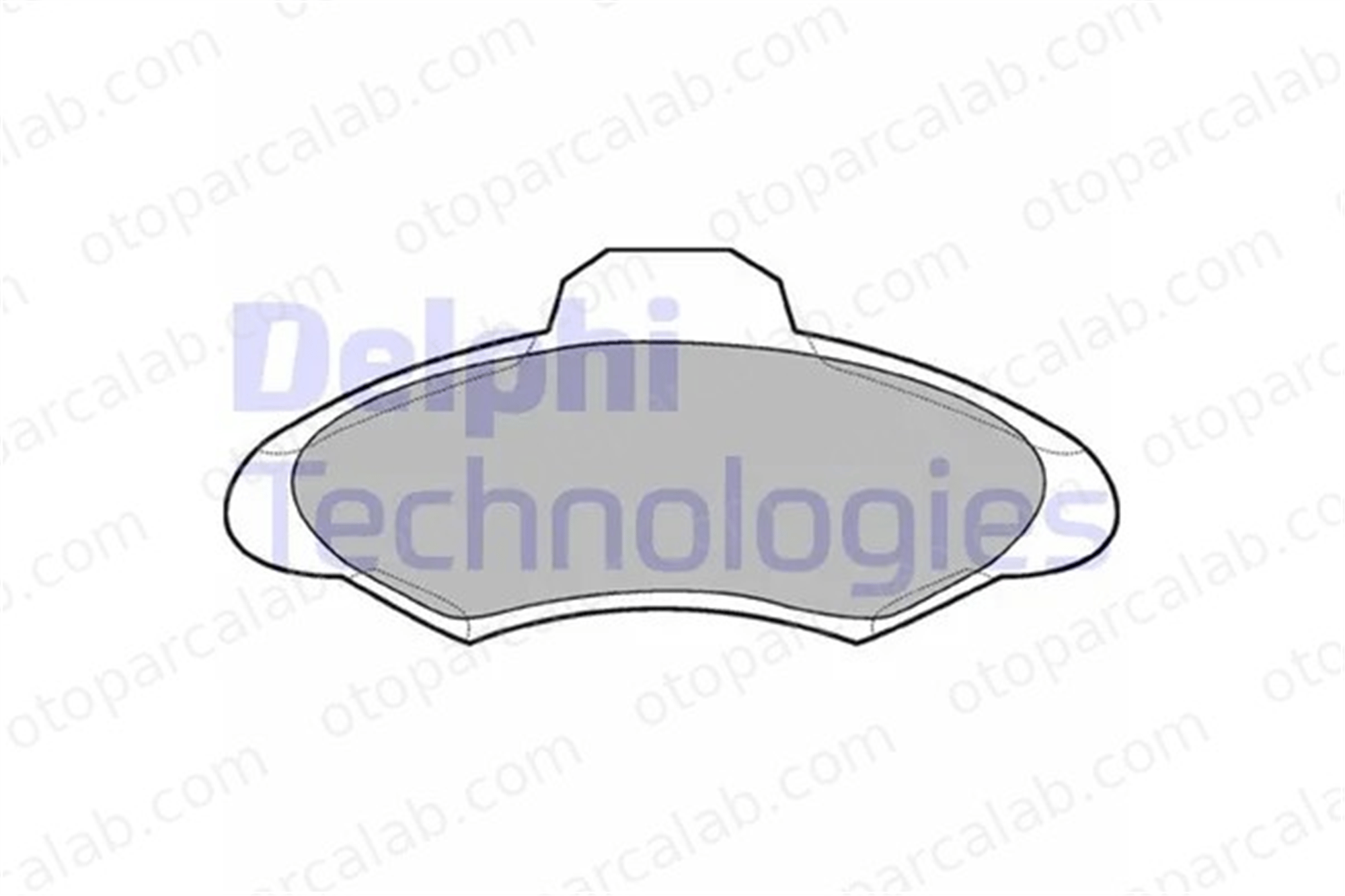 DELPHI LP673 Fren Disk Balata Ön FORD ESCORT V ESCORT V Turnier 92AX2K021AB 1130751