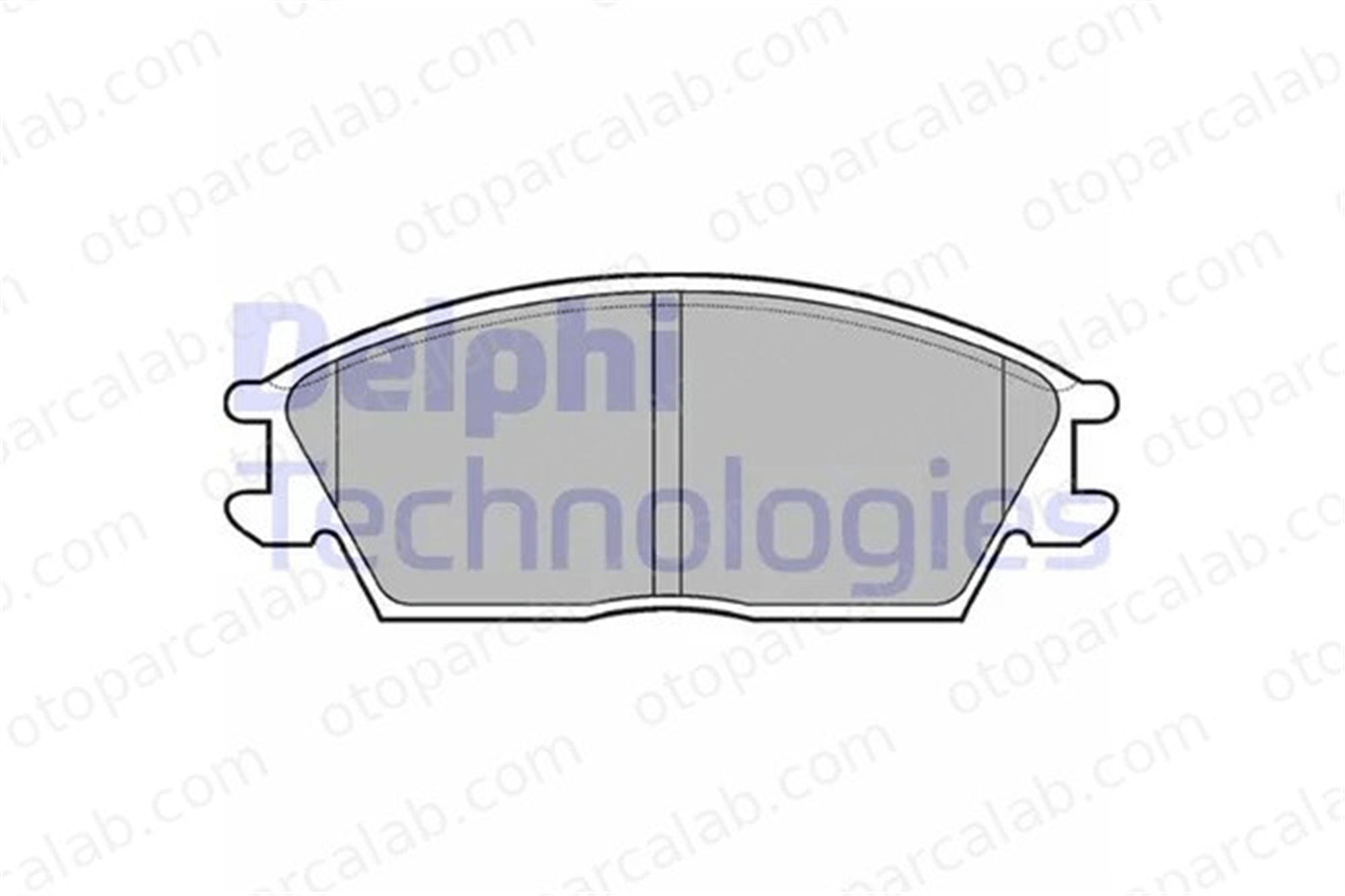 DELPHI LP704 Fren Disk Balata Ön HYUNDAI GETZ ACCENT II 581011CA00 5810125A10