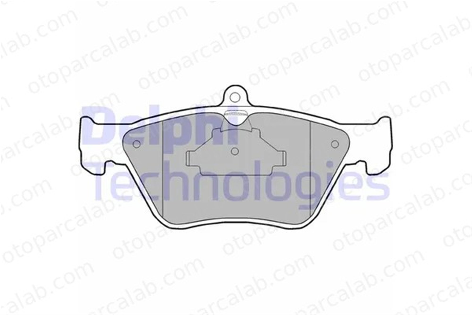 DELPHI LP873 Fren Disk Balata Ön OPEL OMEGA B SAAB 900 II Coupe 1605003 1605855
