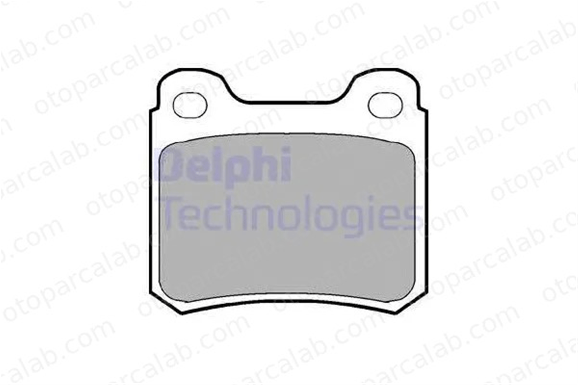 DELPHI LP915 Fren Disk Balata Arka MERCEDES-BENZ 124 Sedan C-SERISI 4209820 0004209820