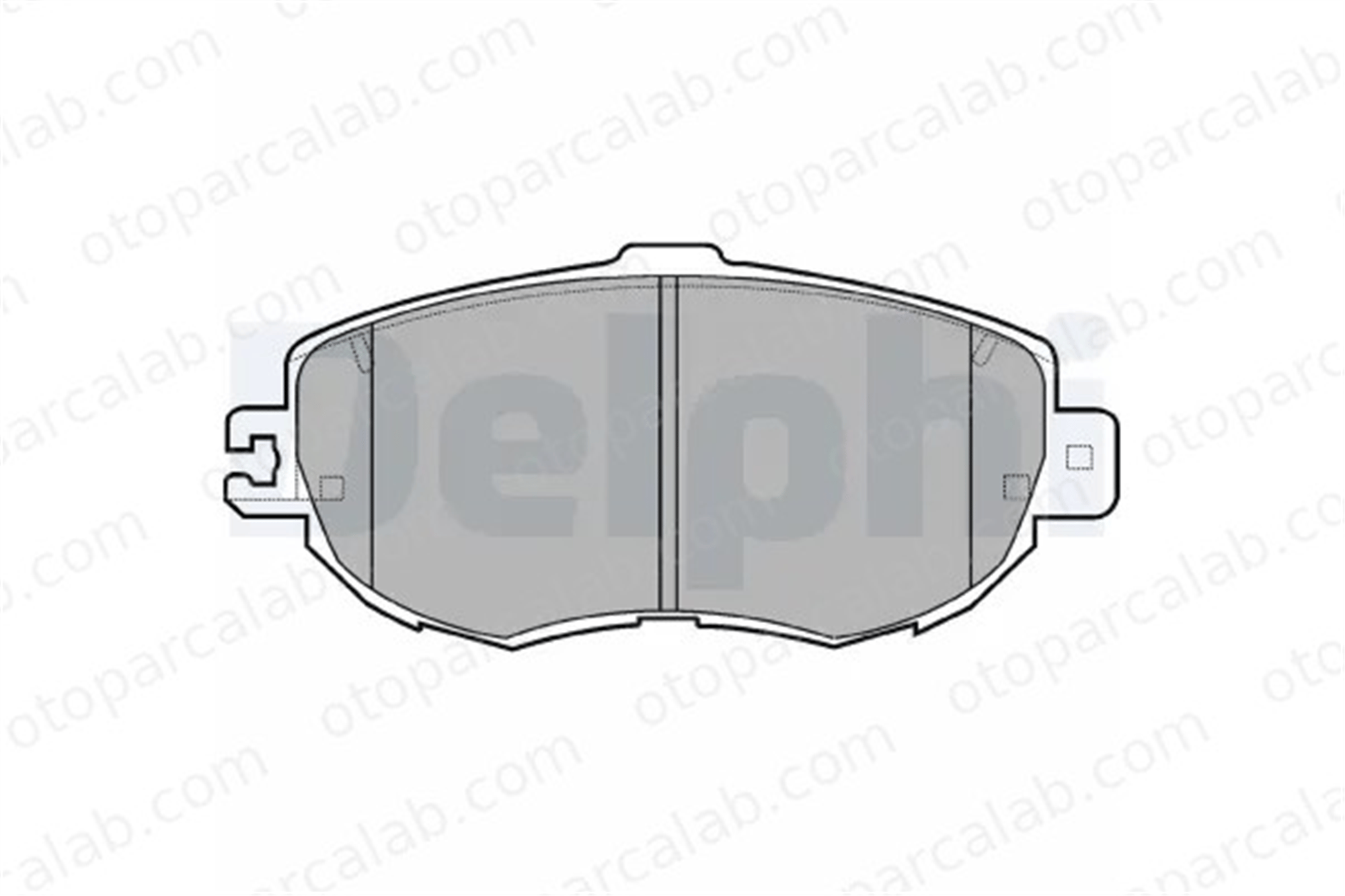 DELPHI LP938 Fren Disk Balata Ön LEXUS LS 446550111 04465-50111