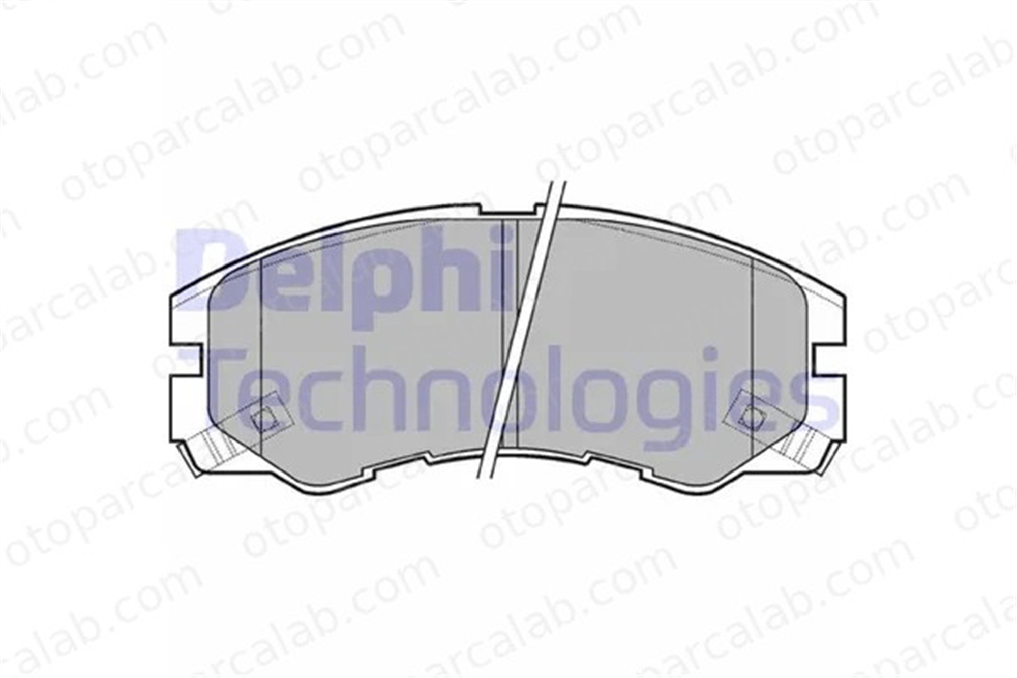 DELPHI LP964 Fren Disk Balata Ön OPEL FRONTERA B ISUZU TFR/TFS Pick-up 1605913 8970475260