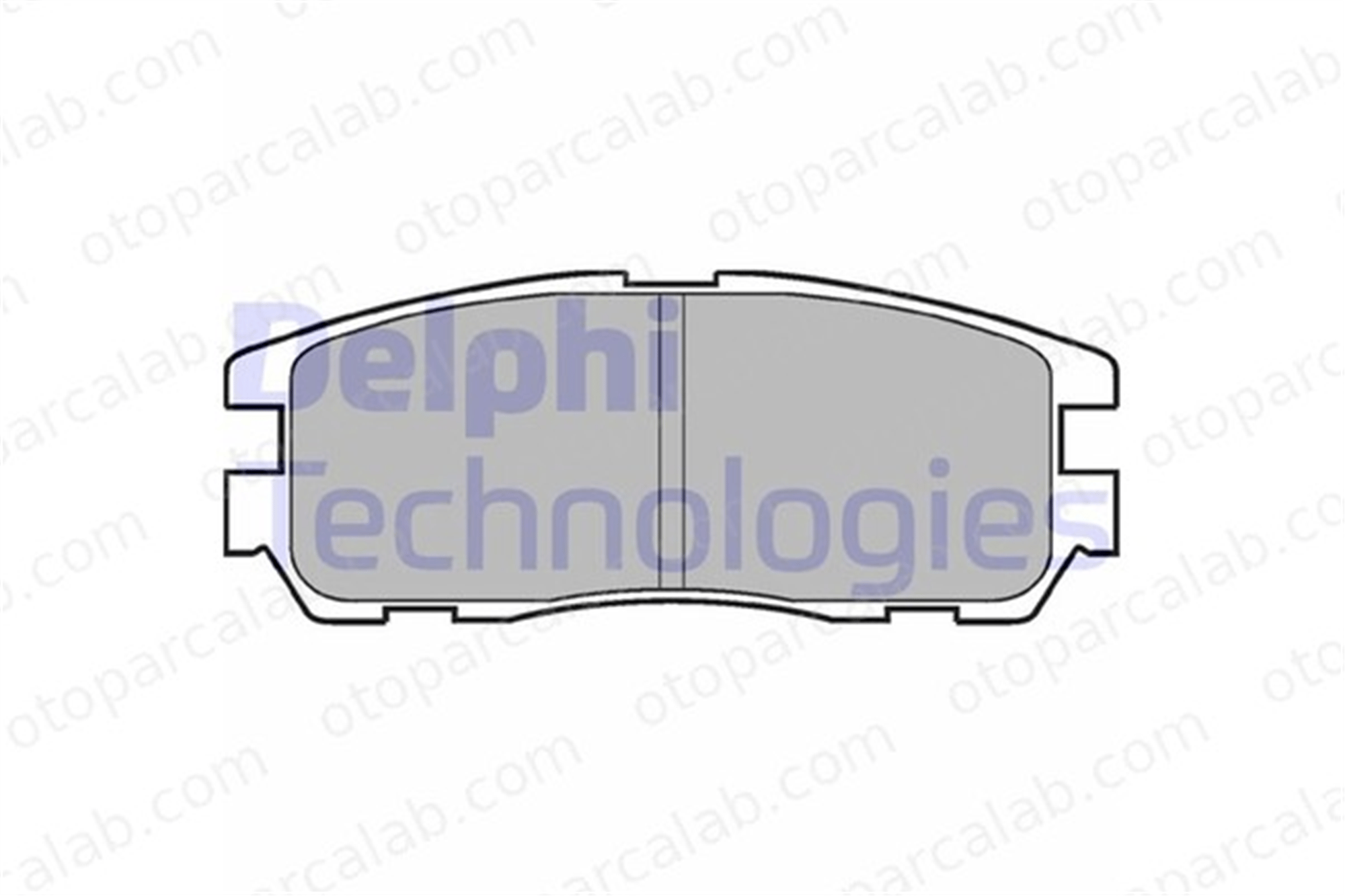 DELPHI LP965 Fren Disk Balata Arka OPEL FRONTERA A FRONTERA B 1605851 8970392690
