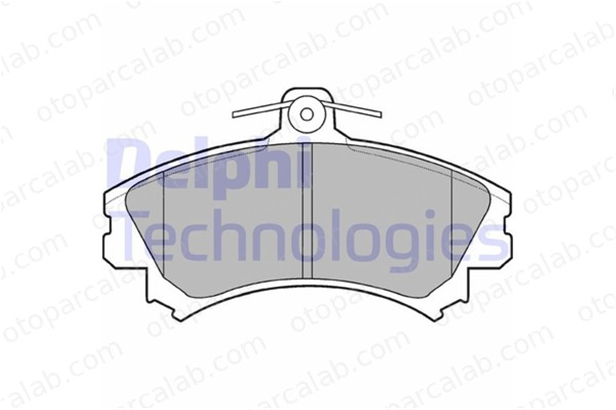 DELPHI LP993 Fren Disk Balata Ön MITSUBISHI CARISMA SPACE STAR MPV MR049241 MR249241