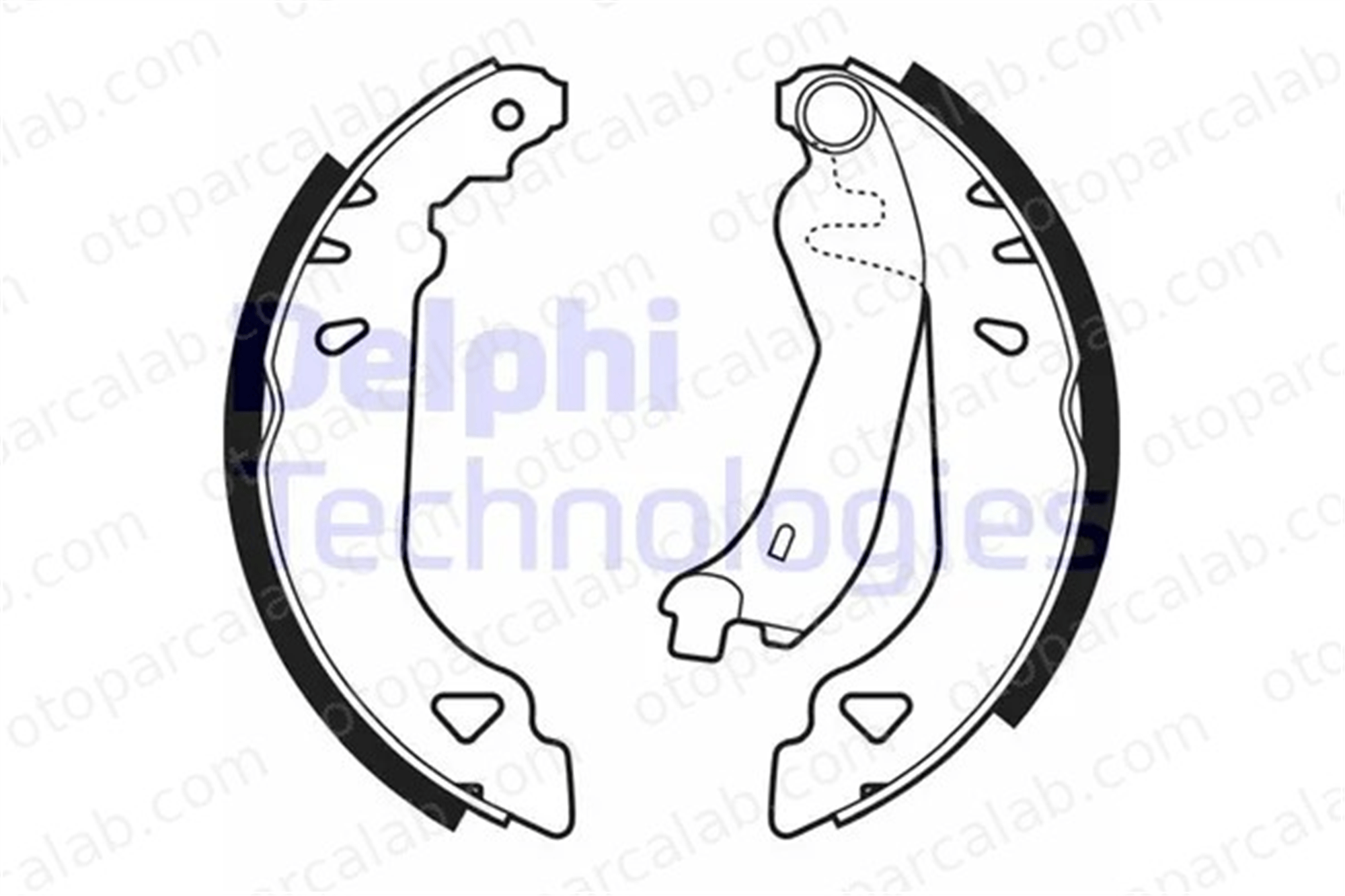 DELPHI LS1378 Fren Pabuçlu Balata Arka FIAT TIPO TEMPRA 589O5OO 99482OO