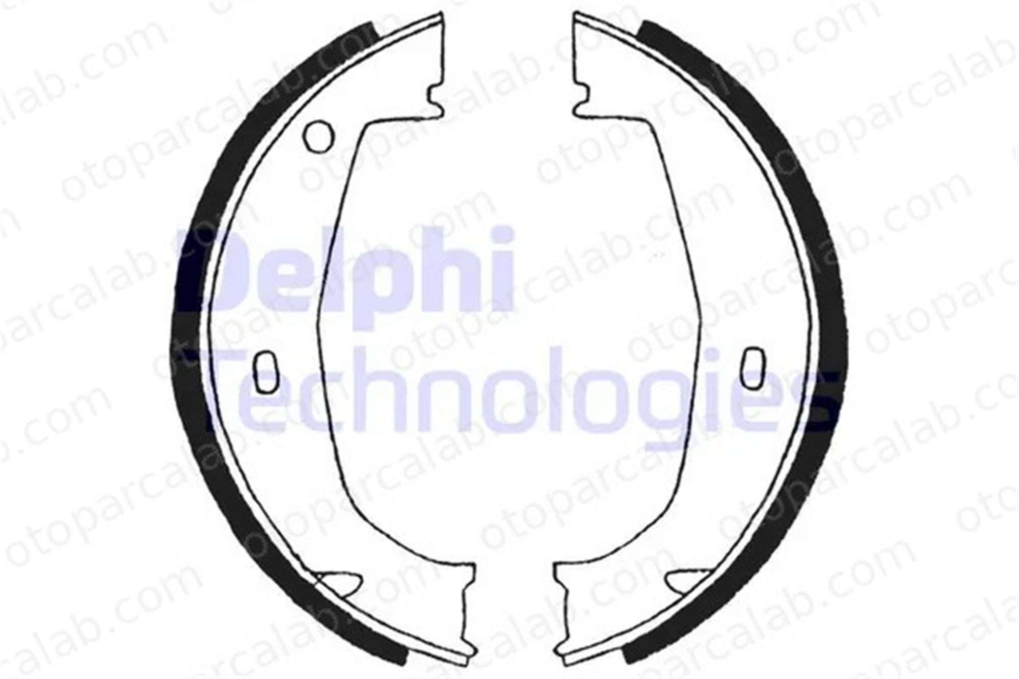 DELPHI LS1851 Fren Pabuçlu Balata Arka BMW 1 3 3441116325 34411163244