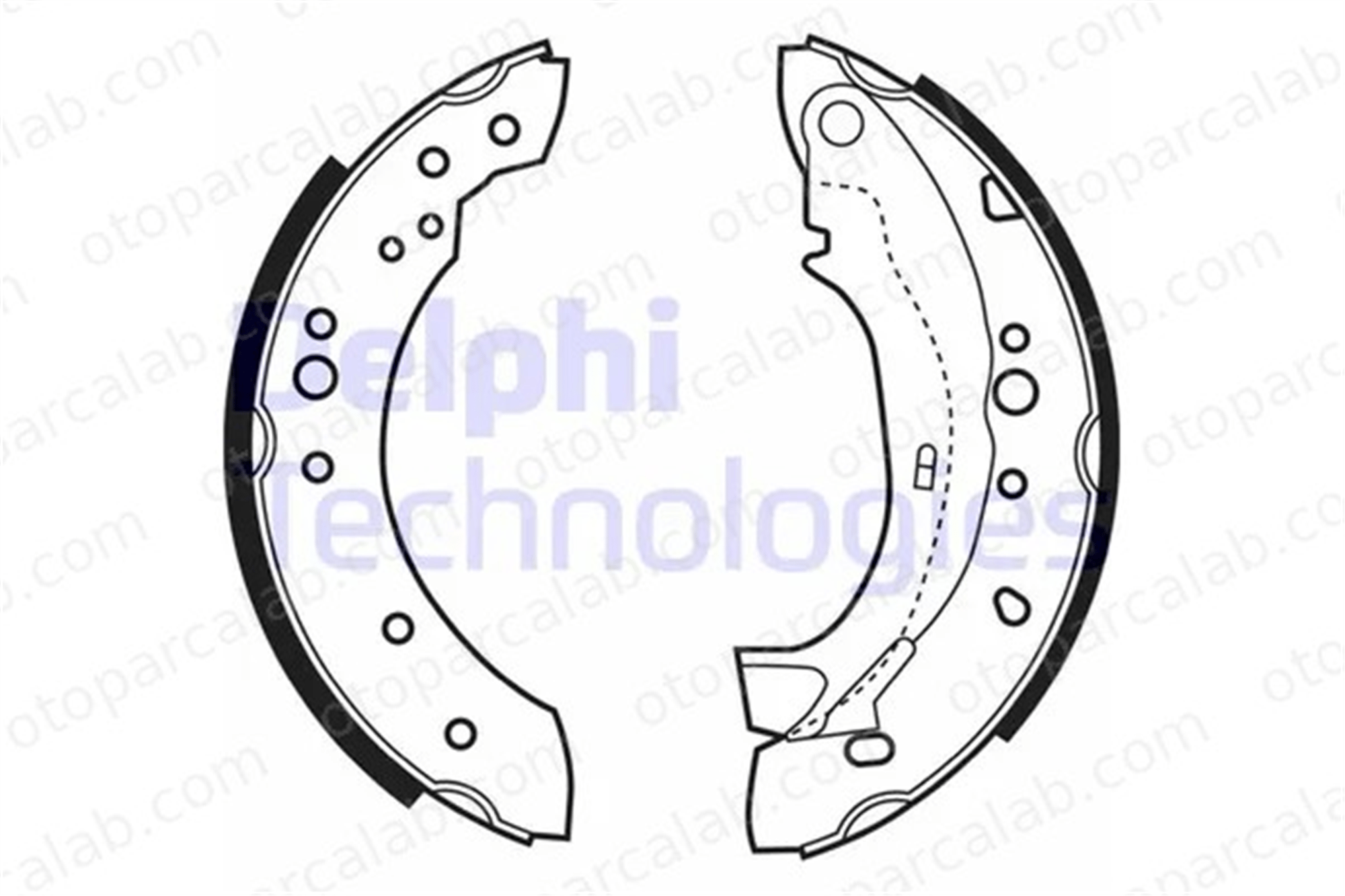 DELPHI LS1921 Fren Pabuçlu Balata Arka CITROËN C3 I C2 4241L0 424233