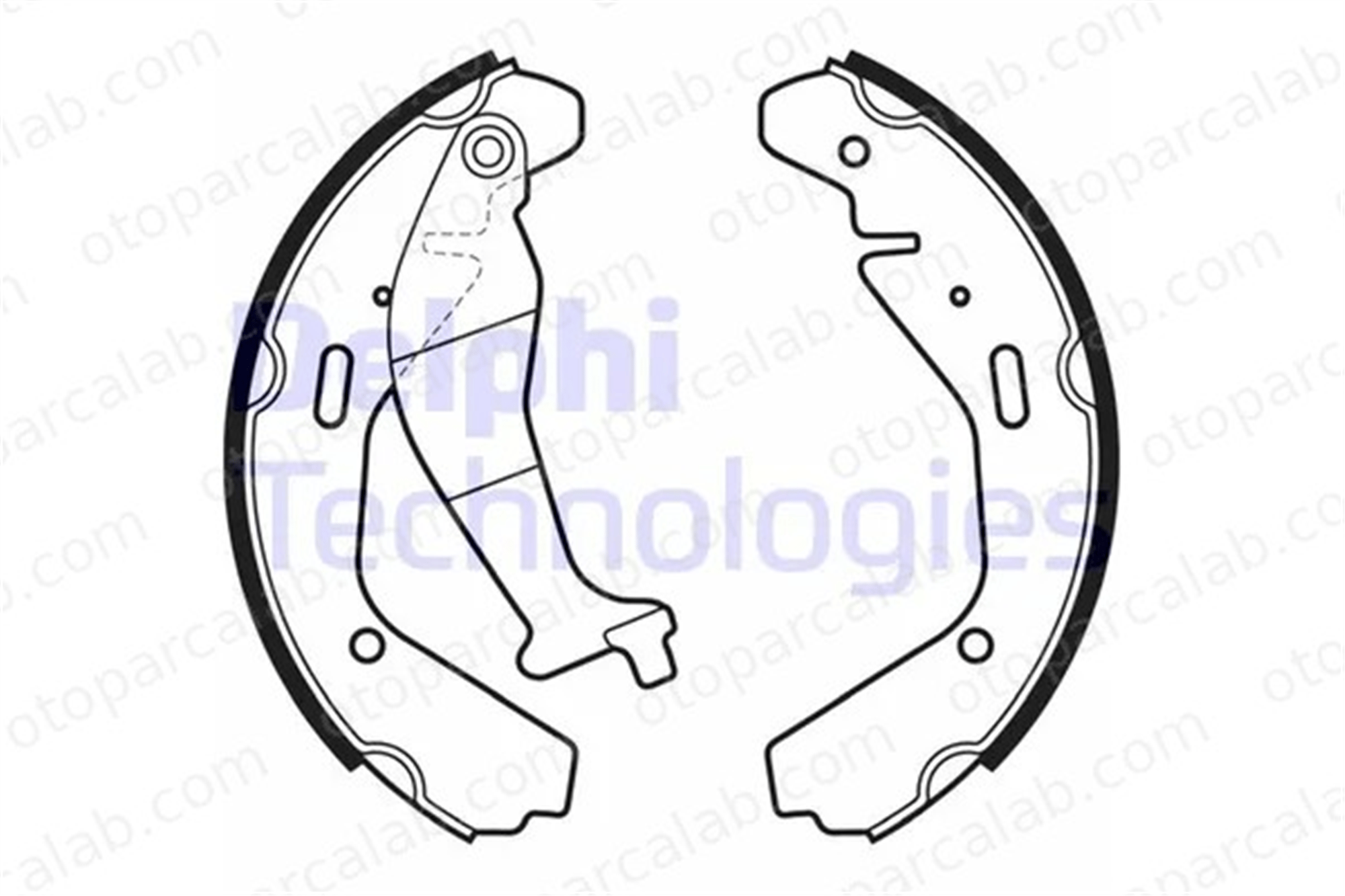 DELPHI LS1990 Fren Pabuçlu Balata Arka SUZUKI IGNIS II WAGON R+ Hatchback 1605977 4706738