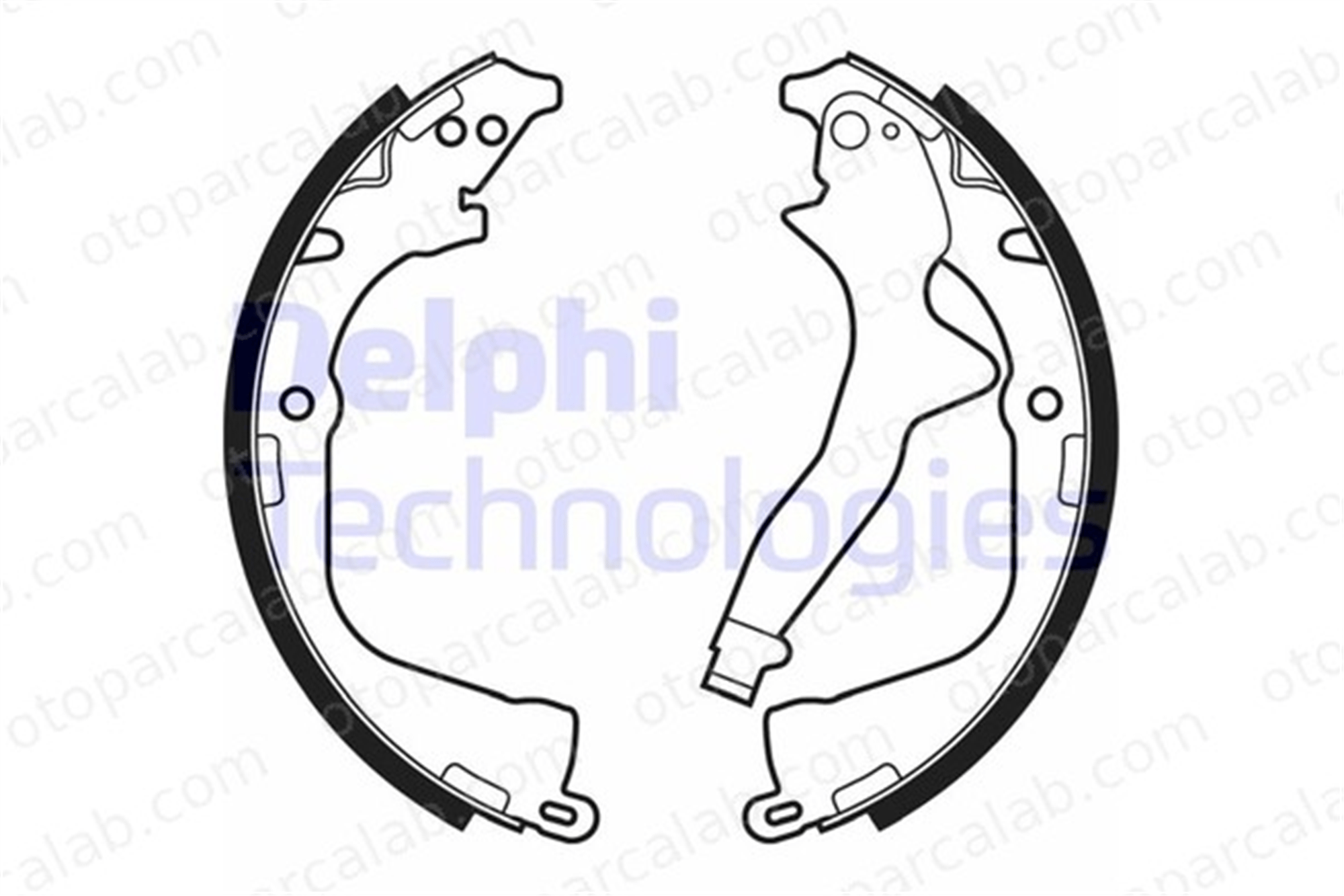 DELPHI LS2056 Fren Pabuçlu Balata Arka VW AMAROK AMAROK Platform şasi 2H0698525