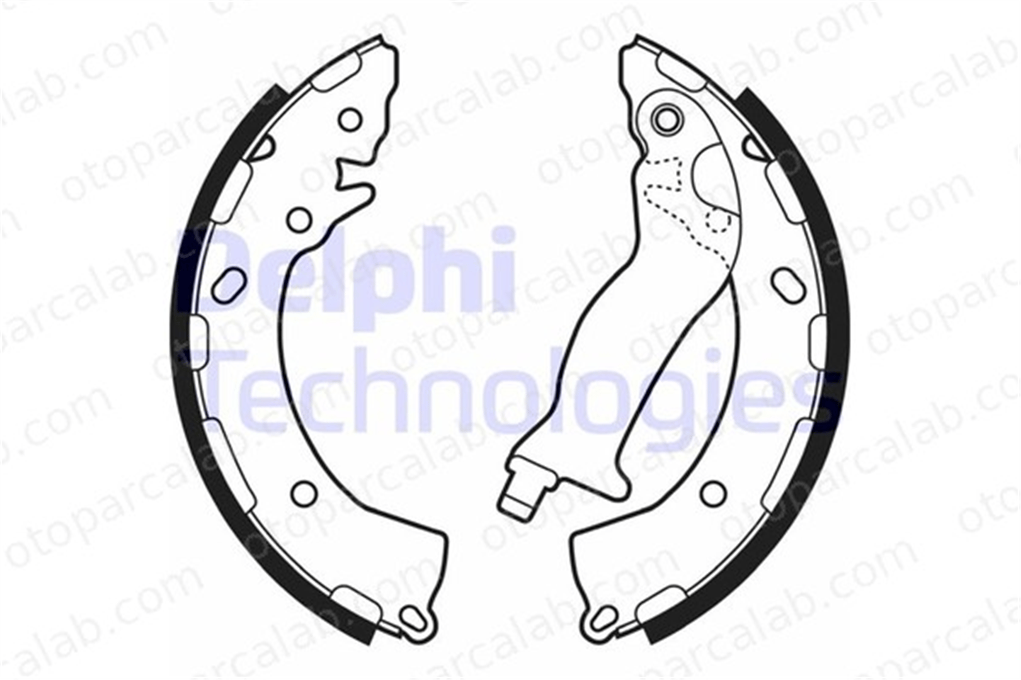 DELPHI LS2087 Fren Pabuçlu Balata Arka HYUNDAI i20 II ACCENT IV Sedan 583500PA00 583050UA00