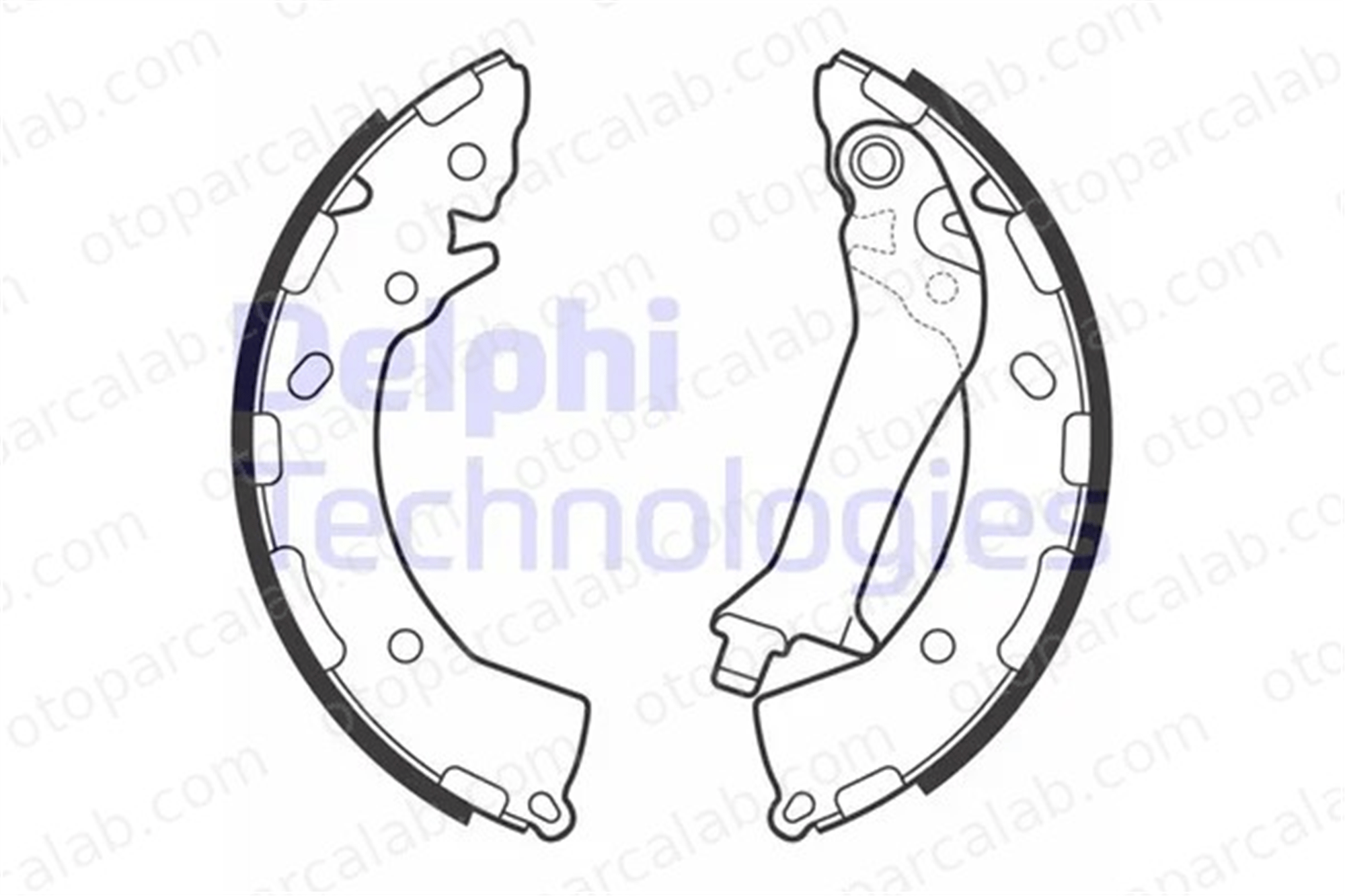 DELPHI LS2150 Fren Pabuçlu Balata Arka KIA RIO IV STONIC 58350H8A00 58350H5A20