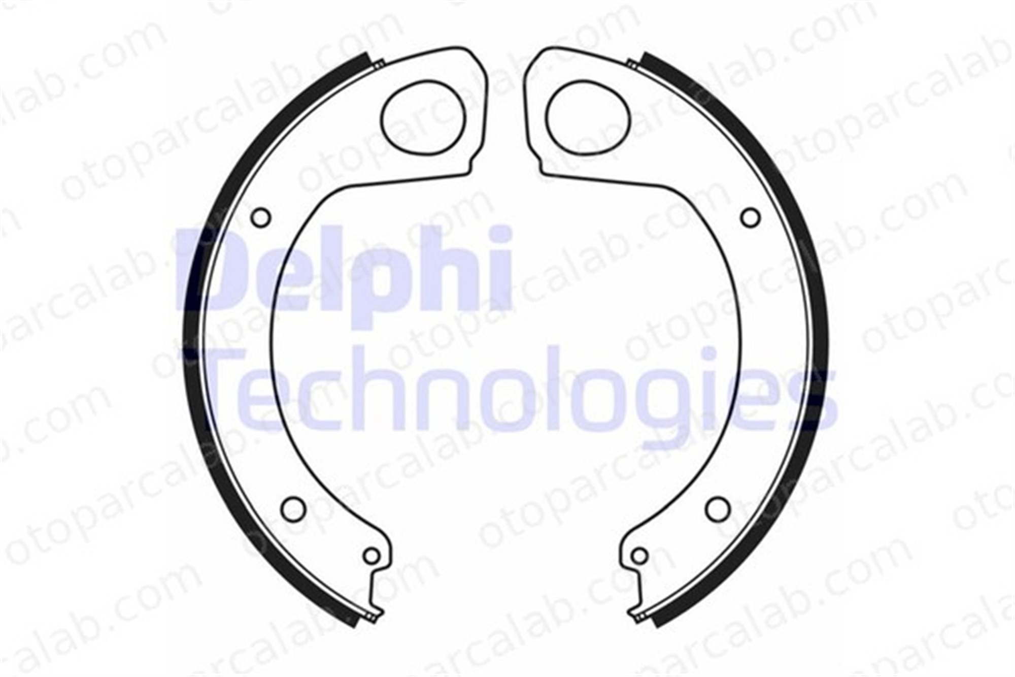 DELPHI LS2174 El Fren Balatası FUSO (MITSUBISHI) CANTER 897042934154 897042934151