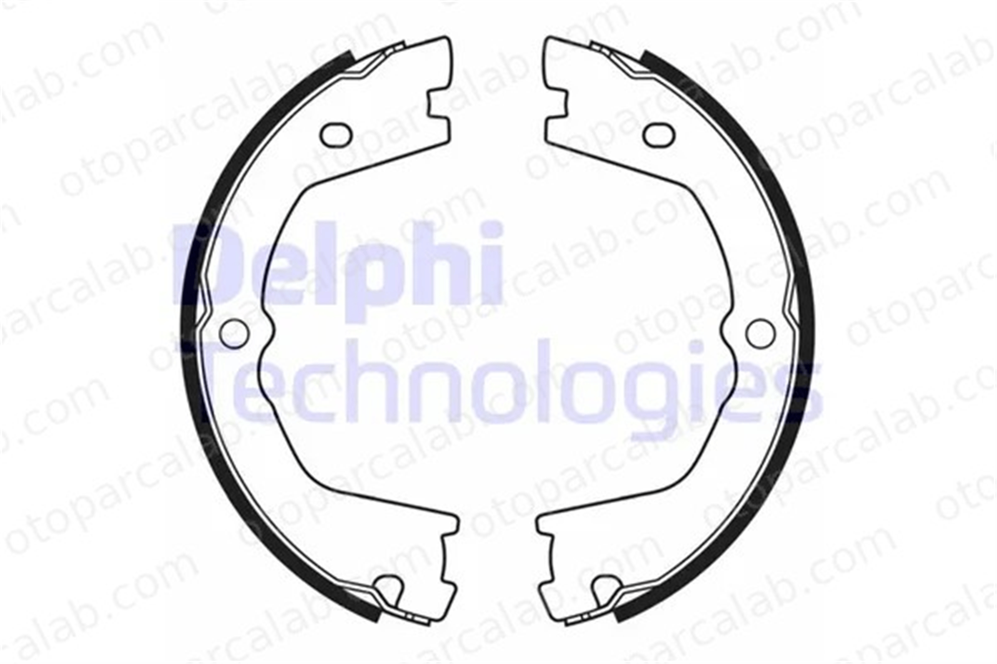 DELPHI LS2178 Fren Pabuçlu Balata Arka IVECO DAILY IV Platform şasi DAILY IV Panelvan/Van 42535858 5802742244