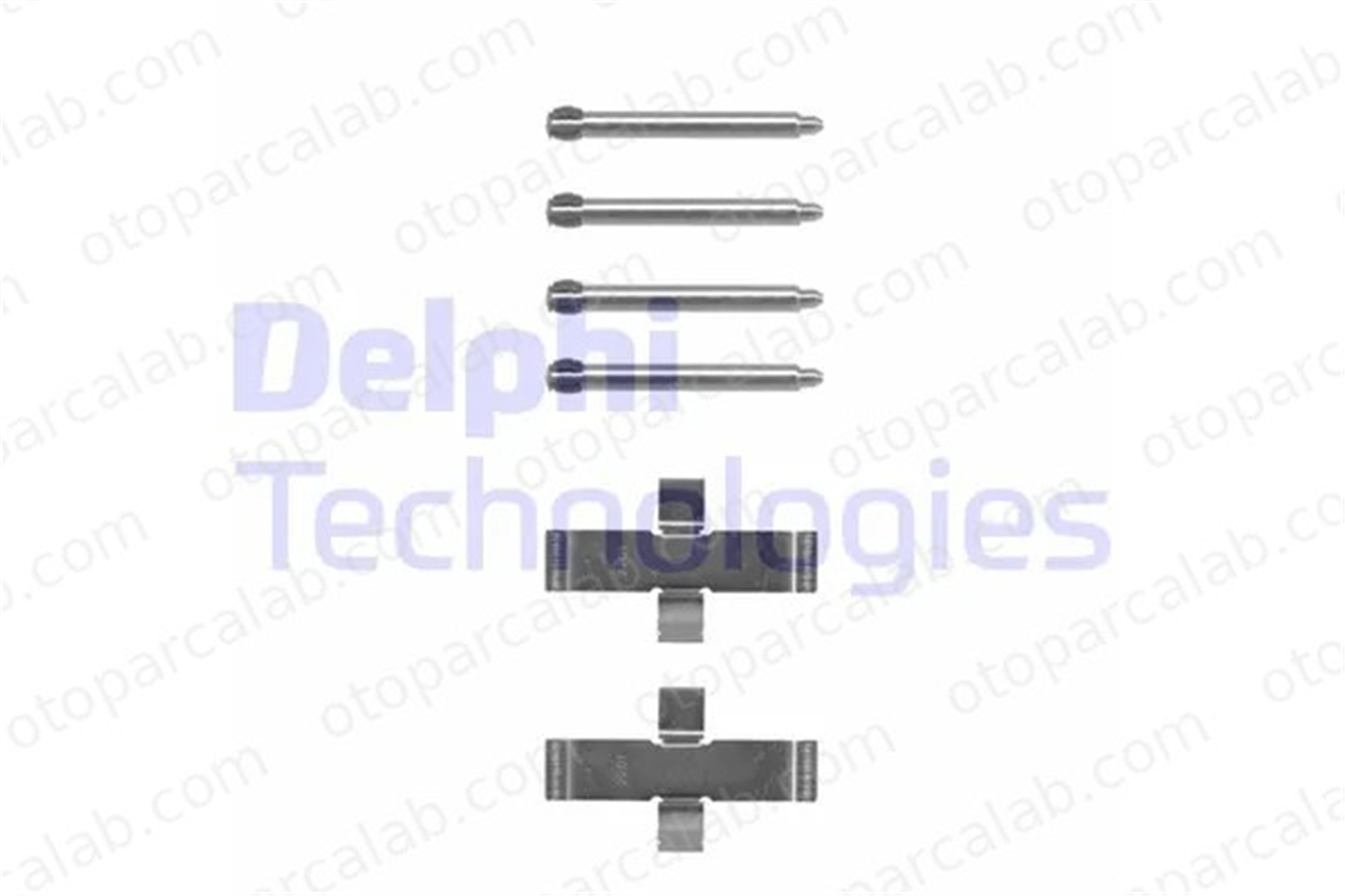 DELPHI LX0093 Fren Disk Balata Saplaması Arka MERCEDES-BENZ 190 AUDI 80 B2 Sedan 4213091 9919760