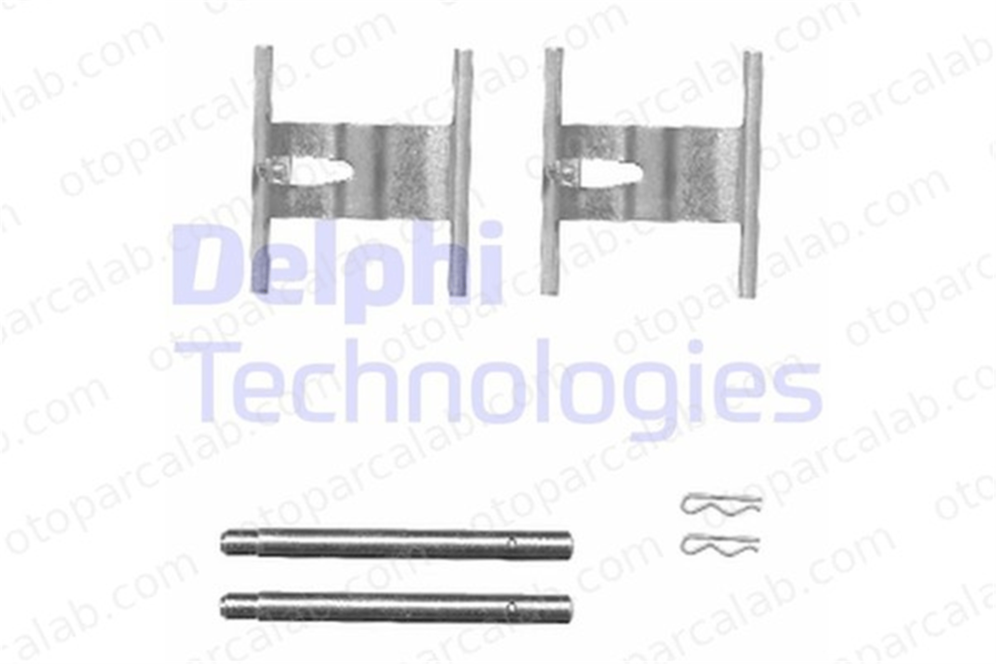 DELPHI LX0450 Fren Disk Balata Saplaması Arka AUDI A6 C6 Q7 7L0698269