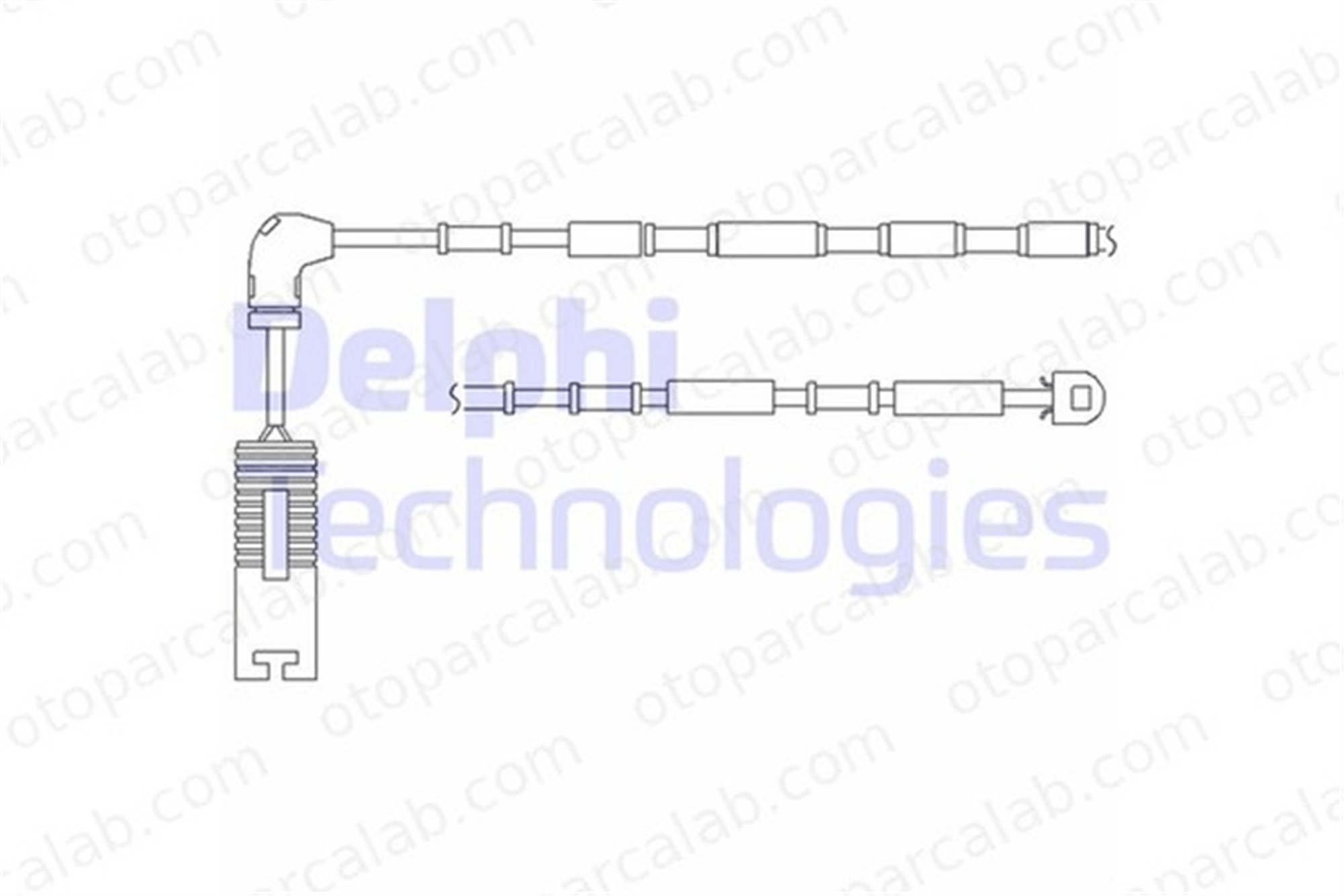 DELPHI LZ0151 Balata İkaz Kablosu Arka BMW 3 3 Touring LZ0151 34351164372