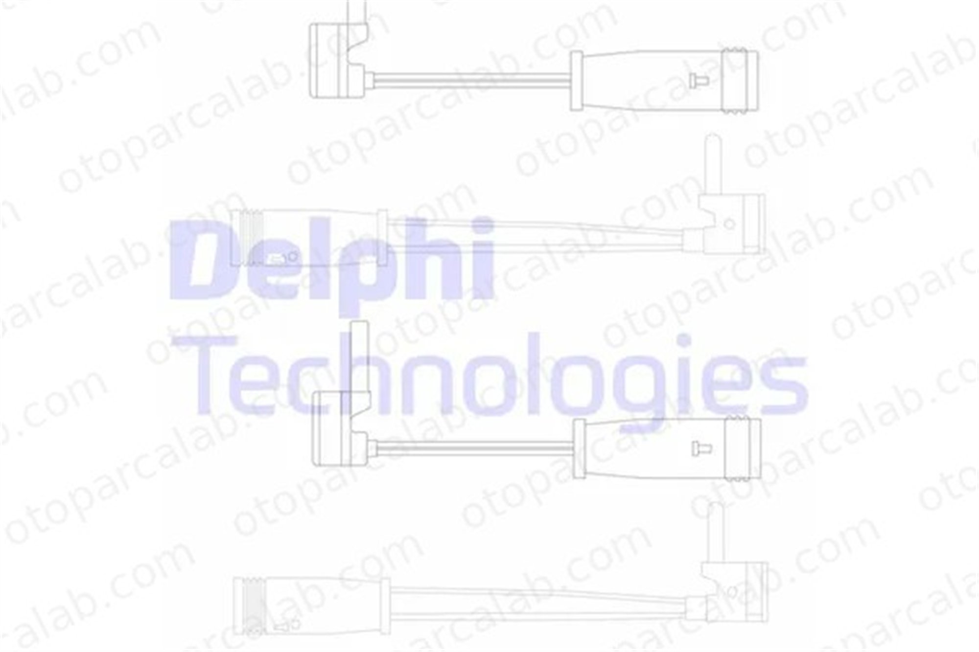 DELPHI LZ0163 Balata İkaz Kablosu Ön MERCEDES-BENZ S-SERISI E-SERISI LZ0163 2115401717