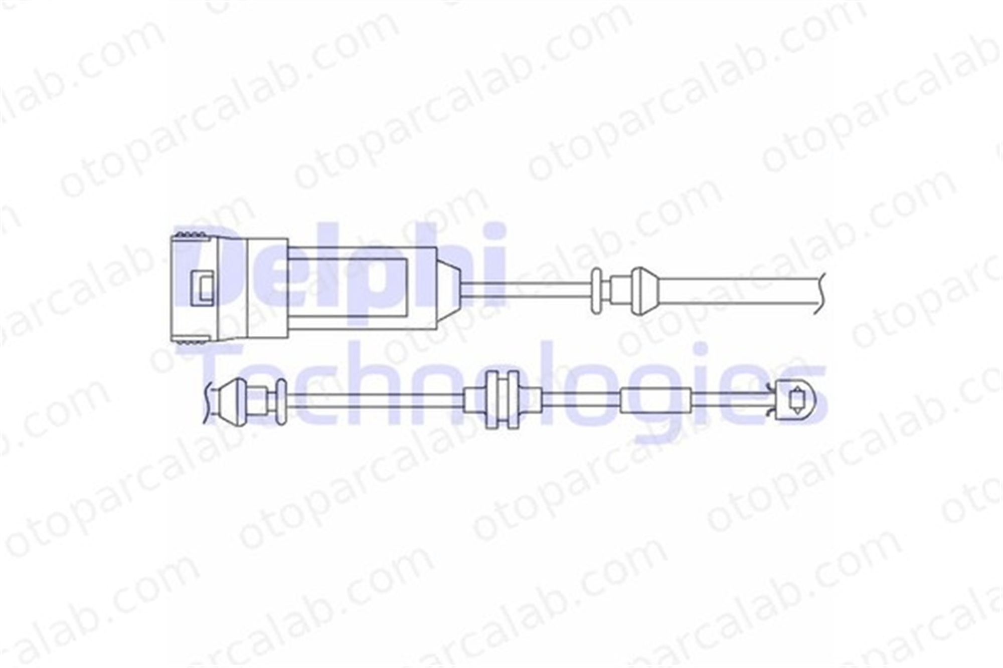 DELPHI LZ0166 Balata İkaz Kablosu Ön OPEL VECTRA C VECTRA C GTS 6238230 98029100